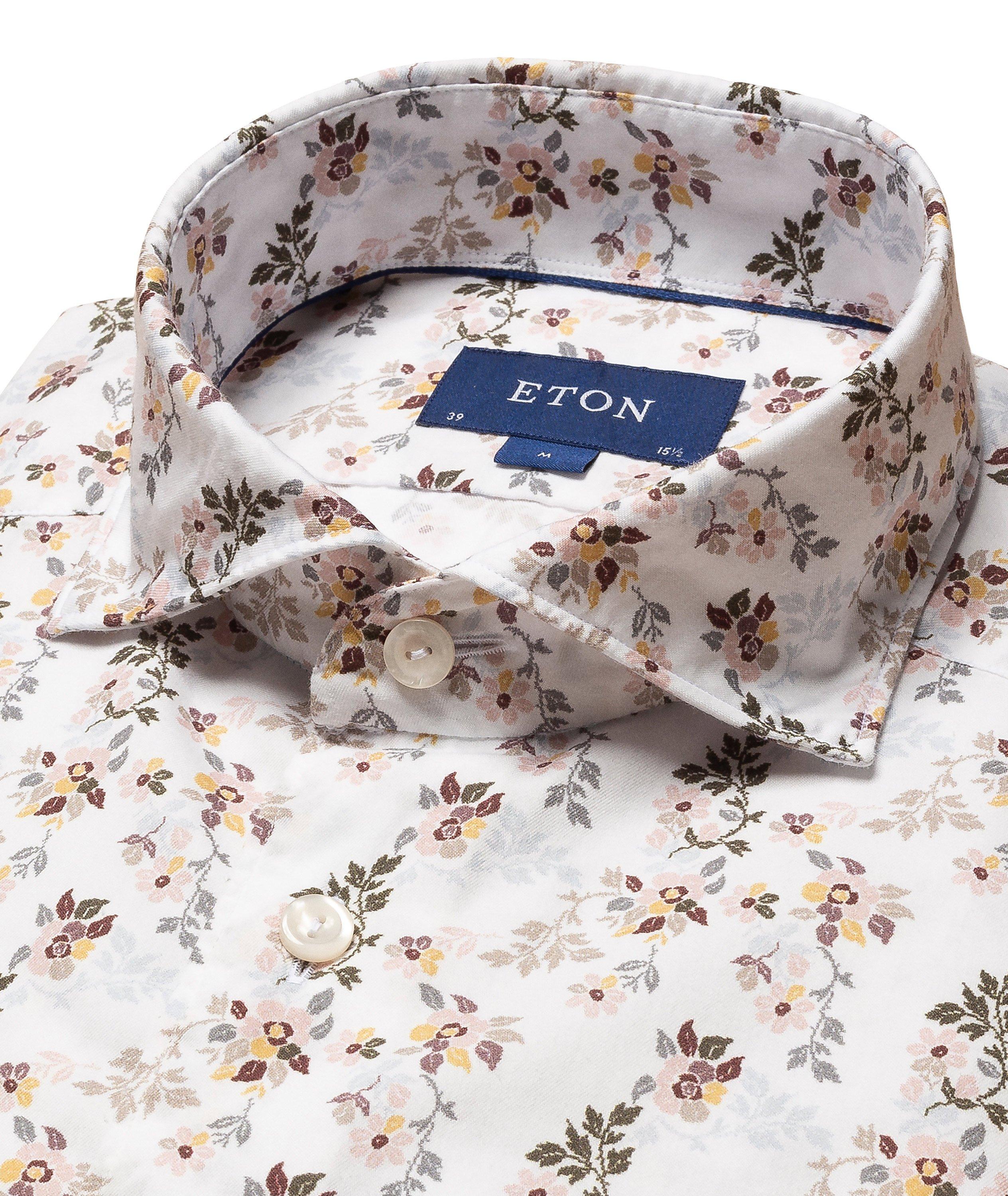 Slim fit sale floral shirt