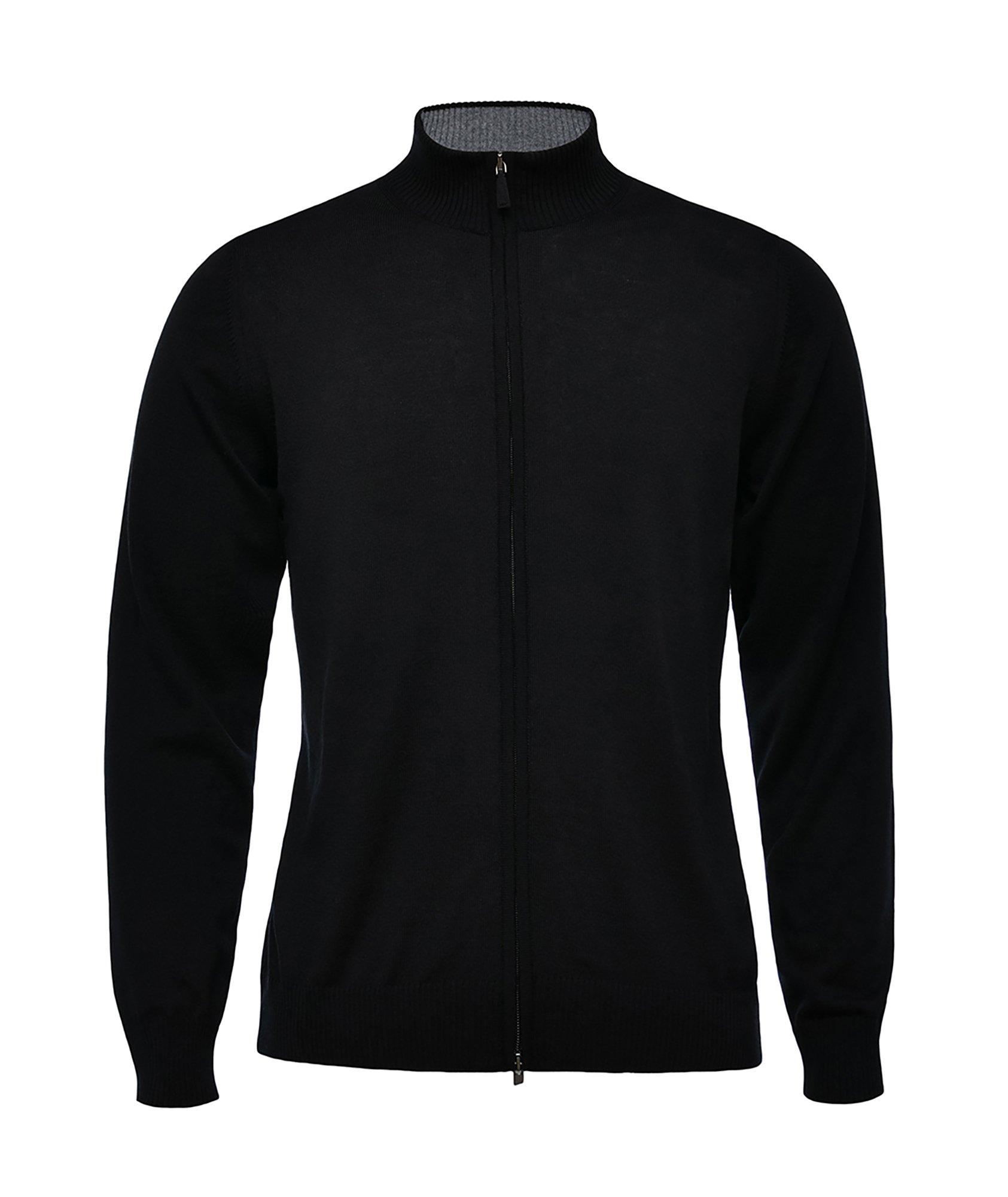 Cardigan en laine mérinos à glissière image 0
