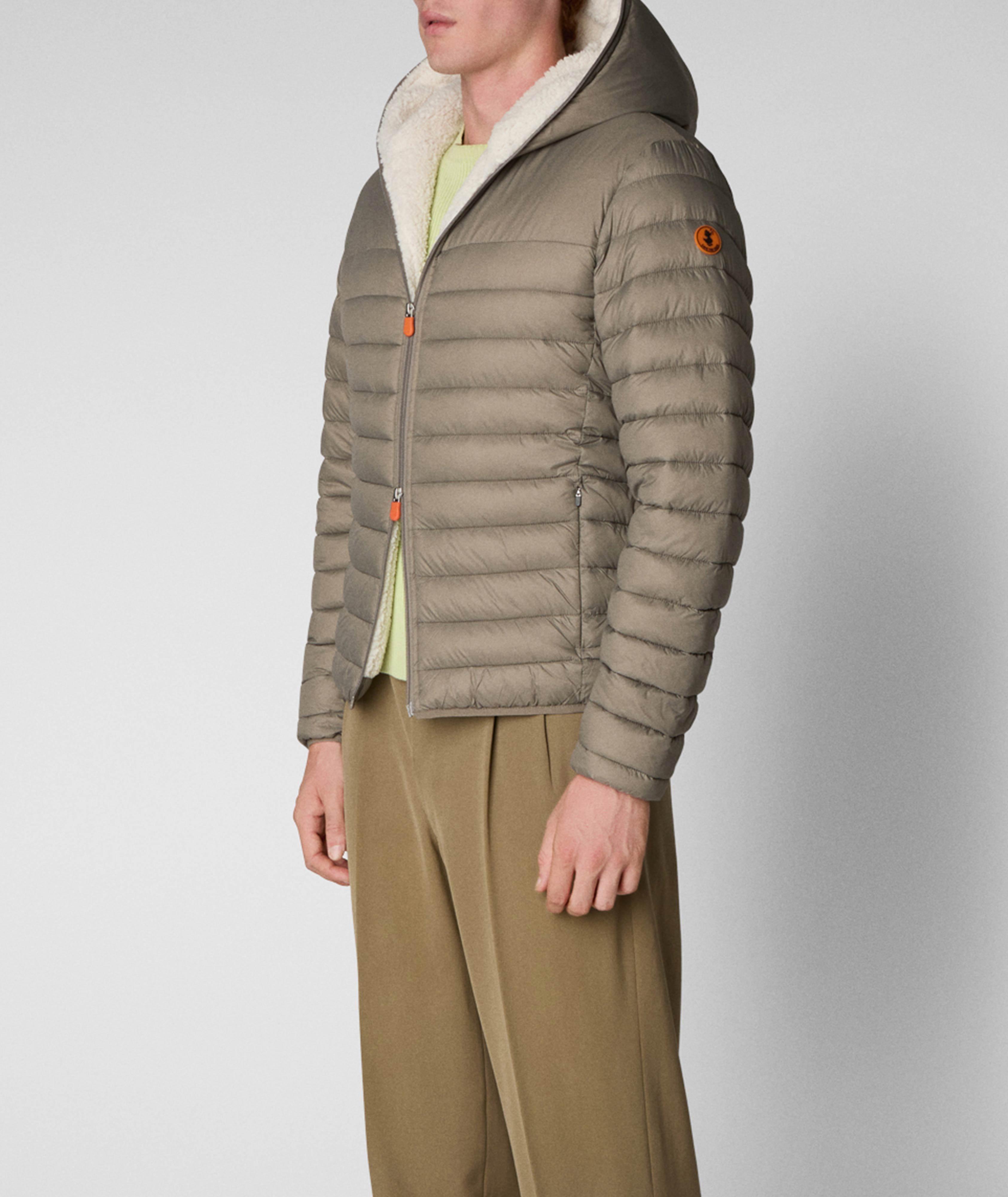 Nathan Faux Fur Lined Hooded Puffer Jacket image 3