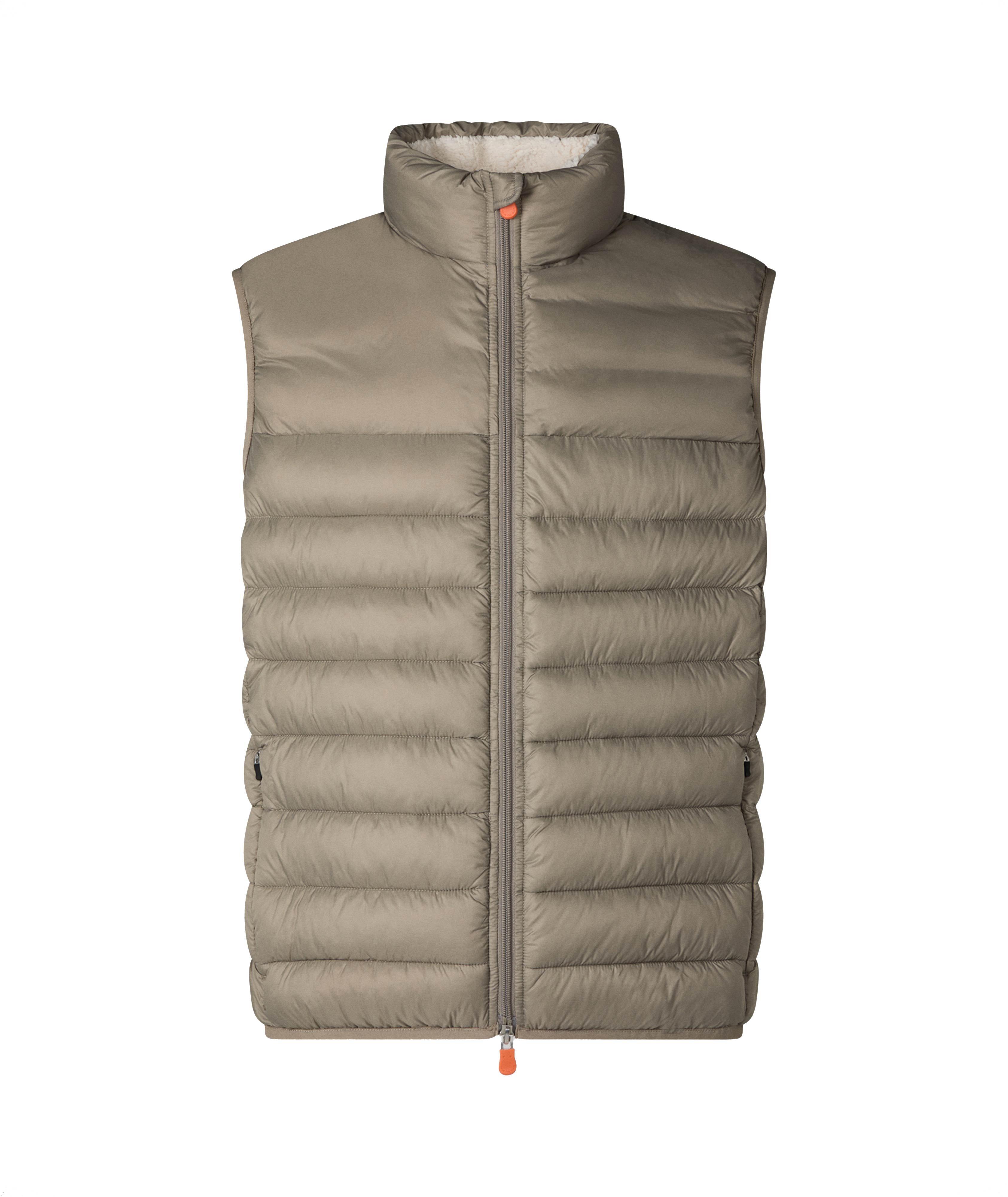 Nolan Faux Fur Lined Vest With Standing Collar image 0
