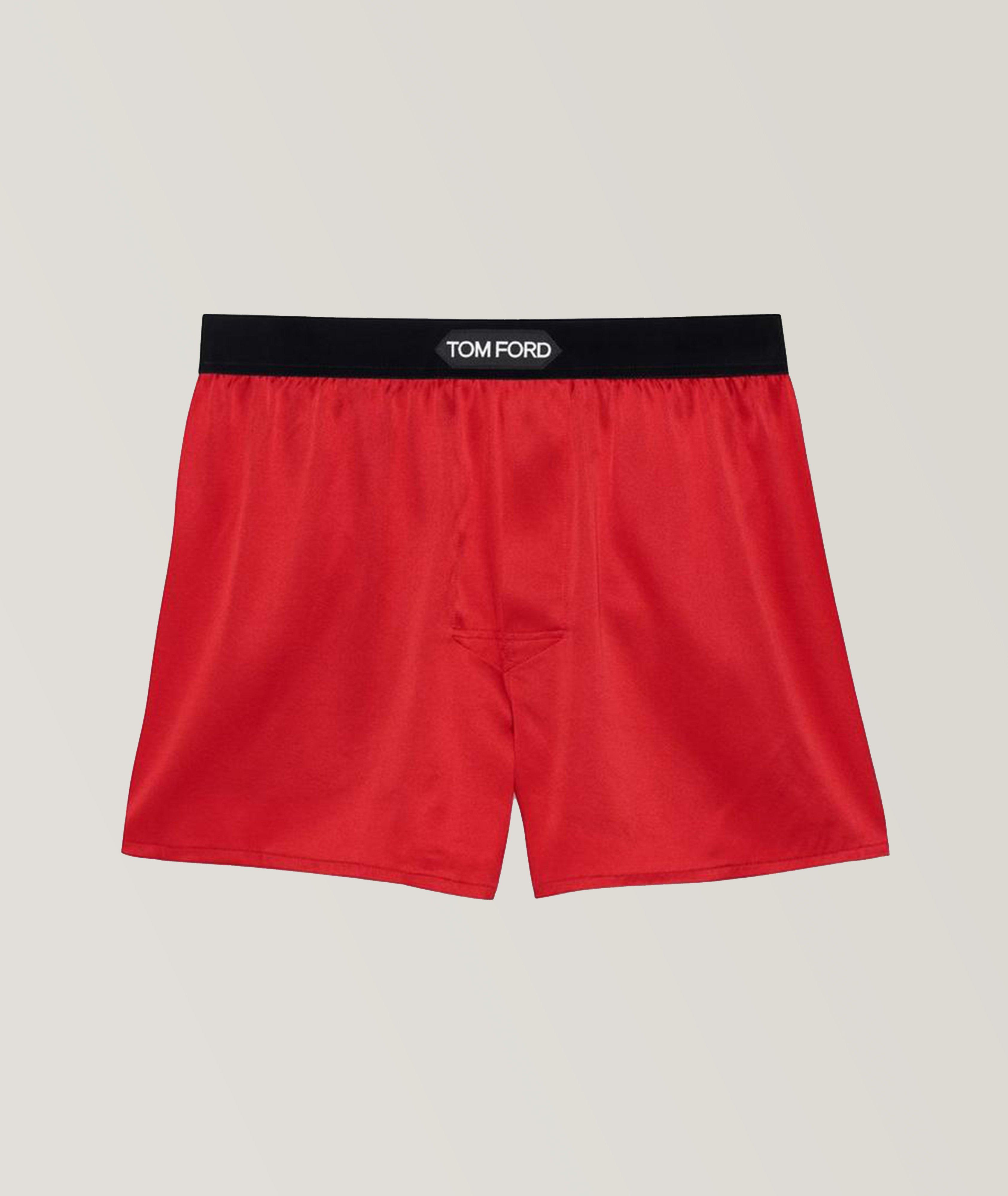 TOM FORD Short Stretch-Silk Boxers, Underwear