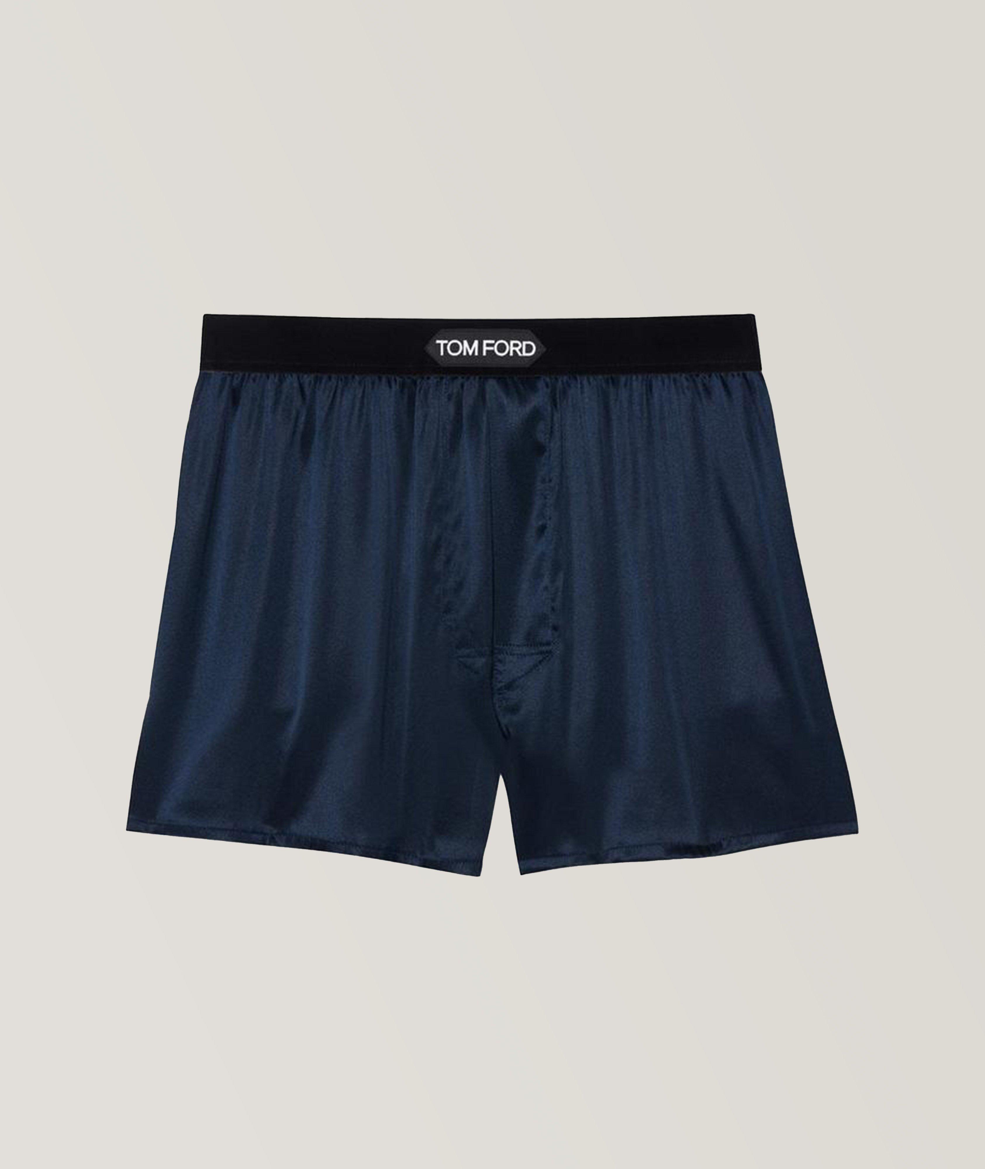 Short Stretch-Silk Boxers image 0