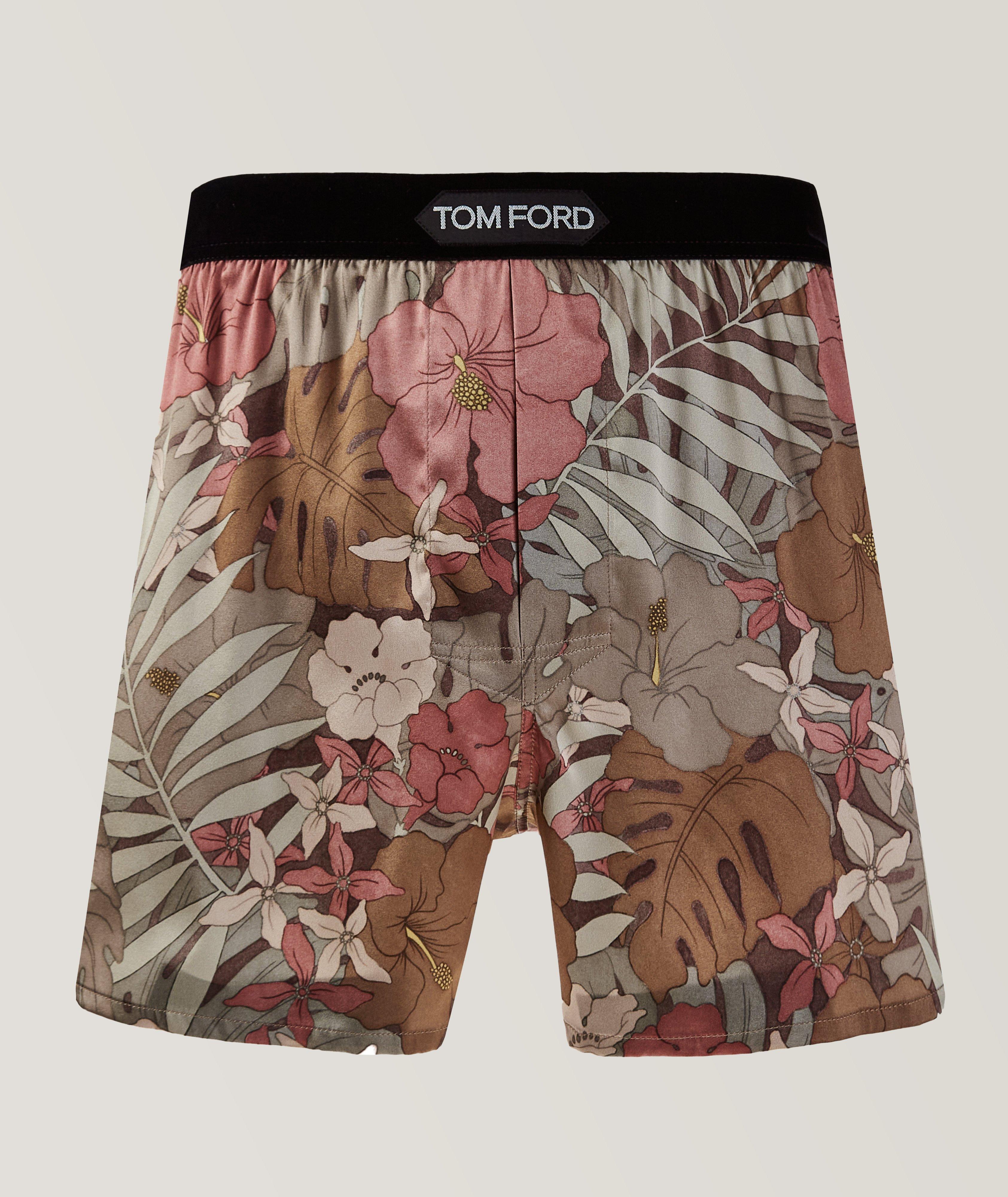 Tom Ford Floral Print Stretch Cotton Boxers Underwear Harry Rosen