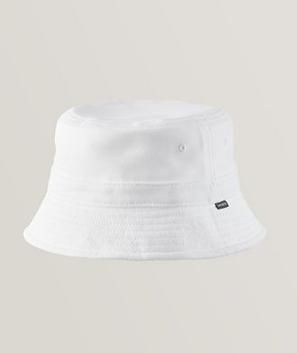 Lacoste Logo Organic Pique Cotton Bucket Hat