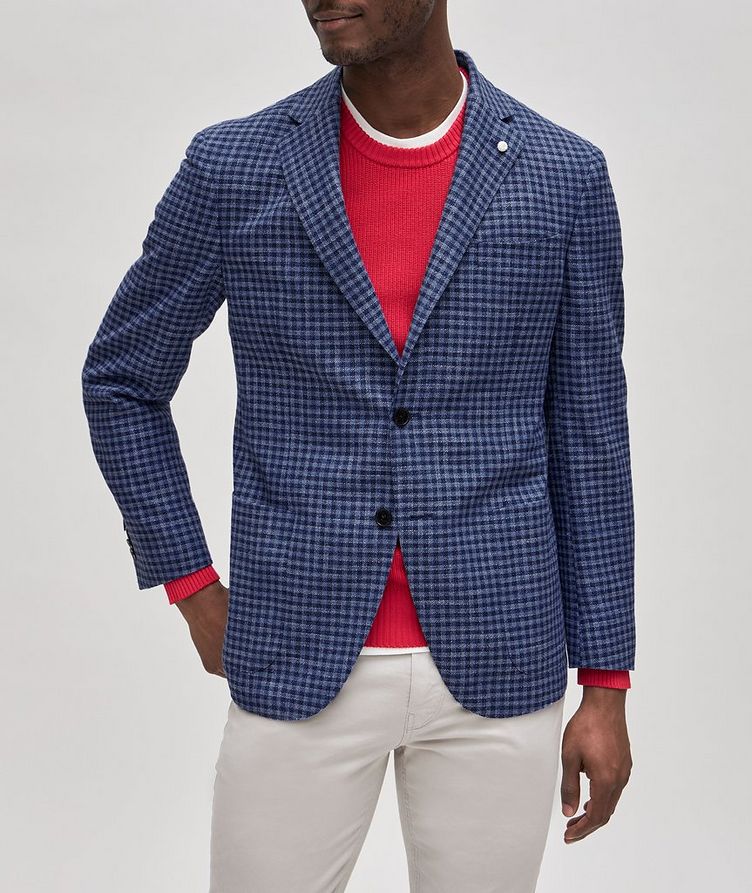 Gingham Flax, Silk & Cotton Sport Jacket image 1