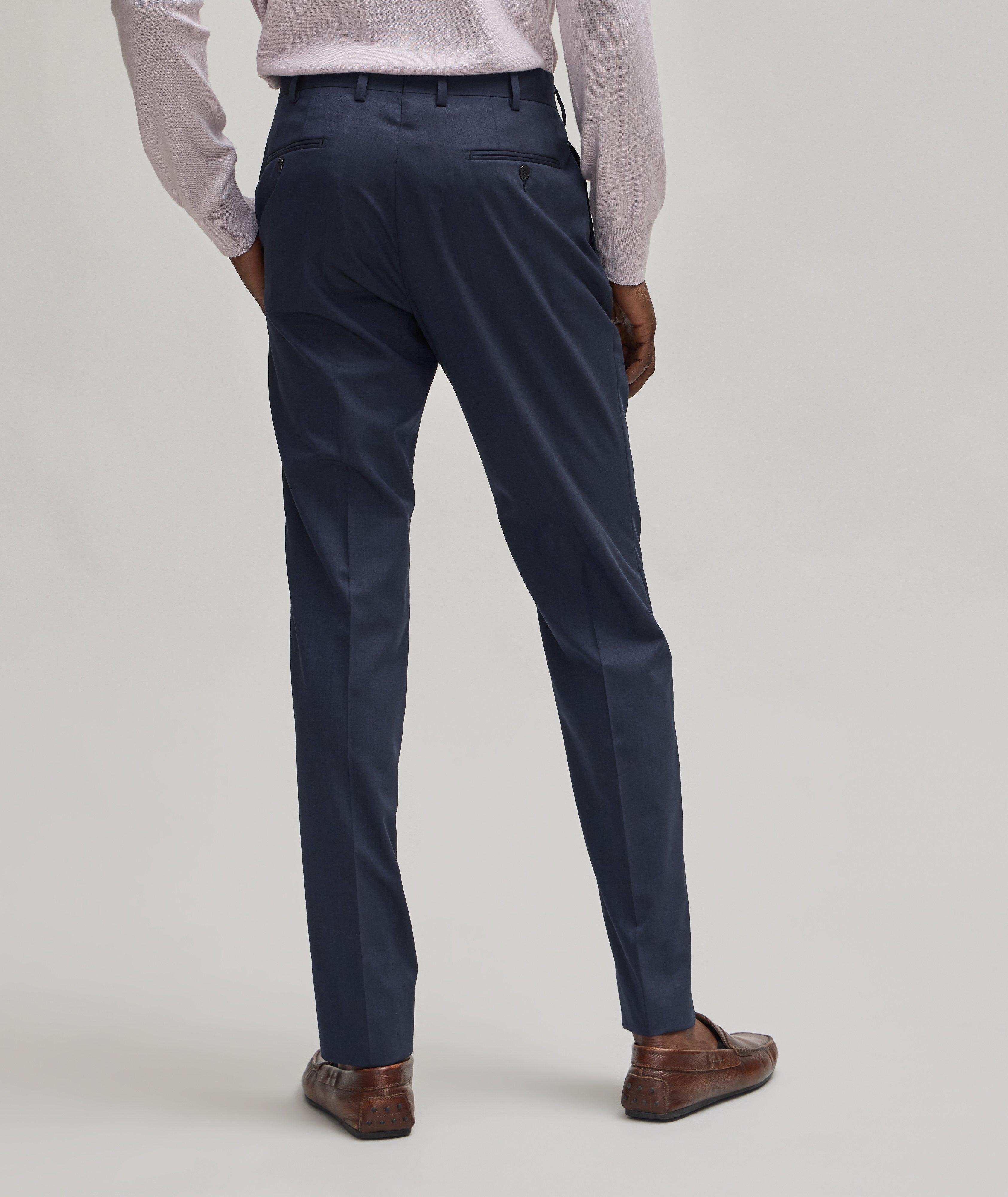 Slim-Fit Pleated Wool-Blend Dress Pants image 2