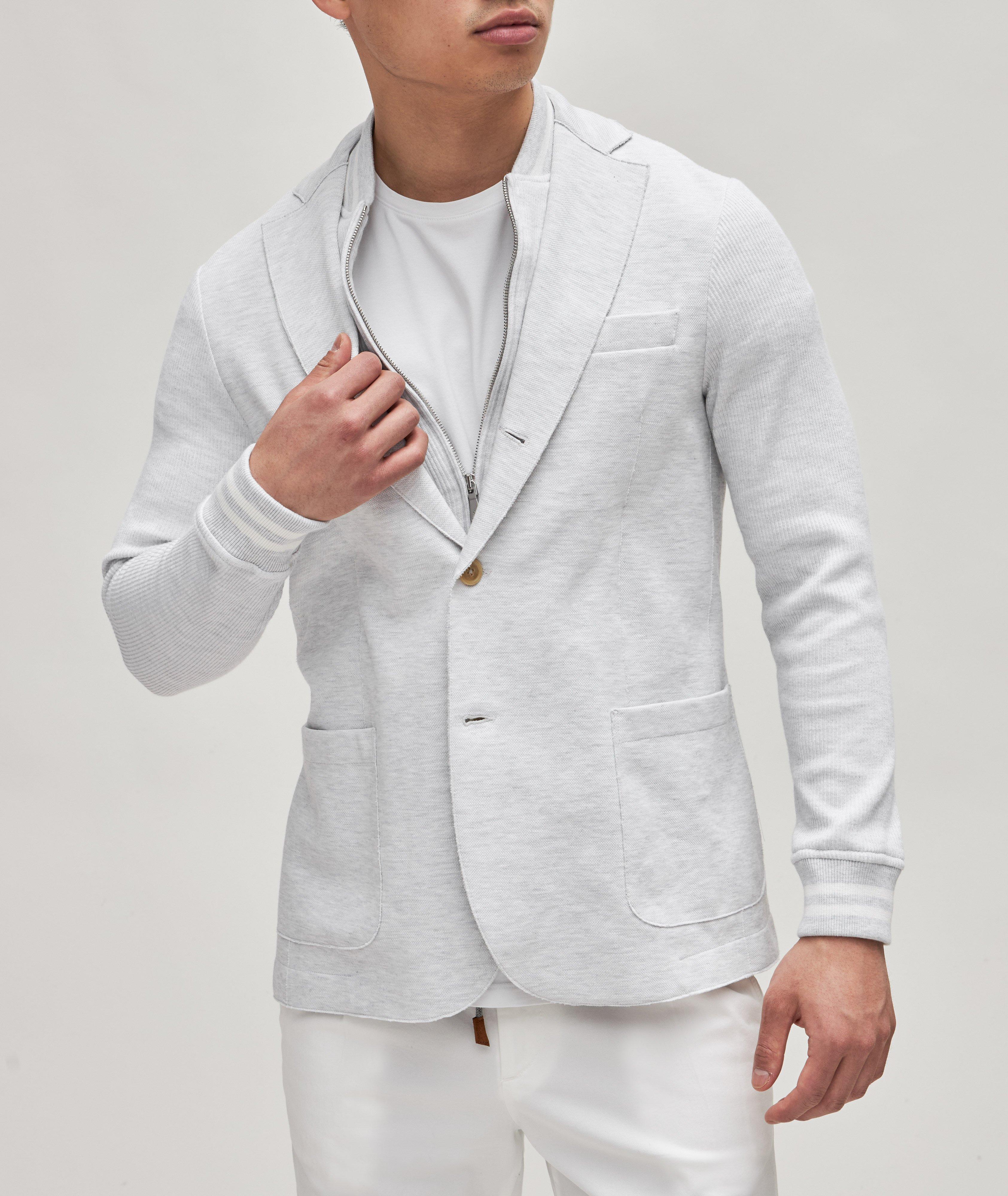 Knit Bib Insert Sport Jacket image 2