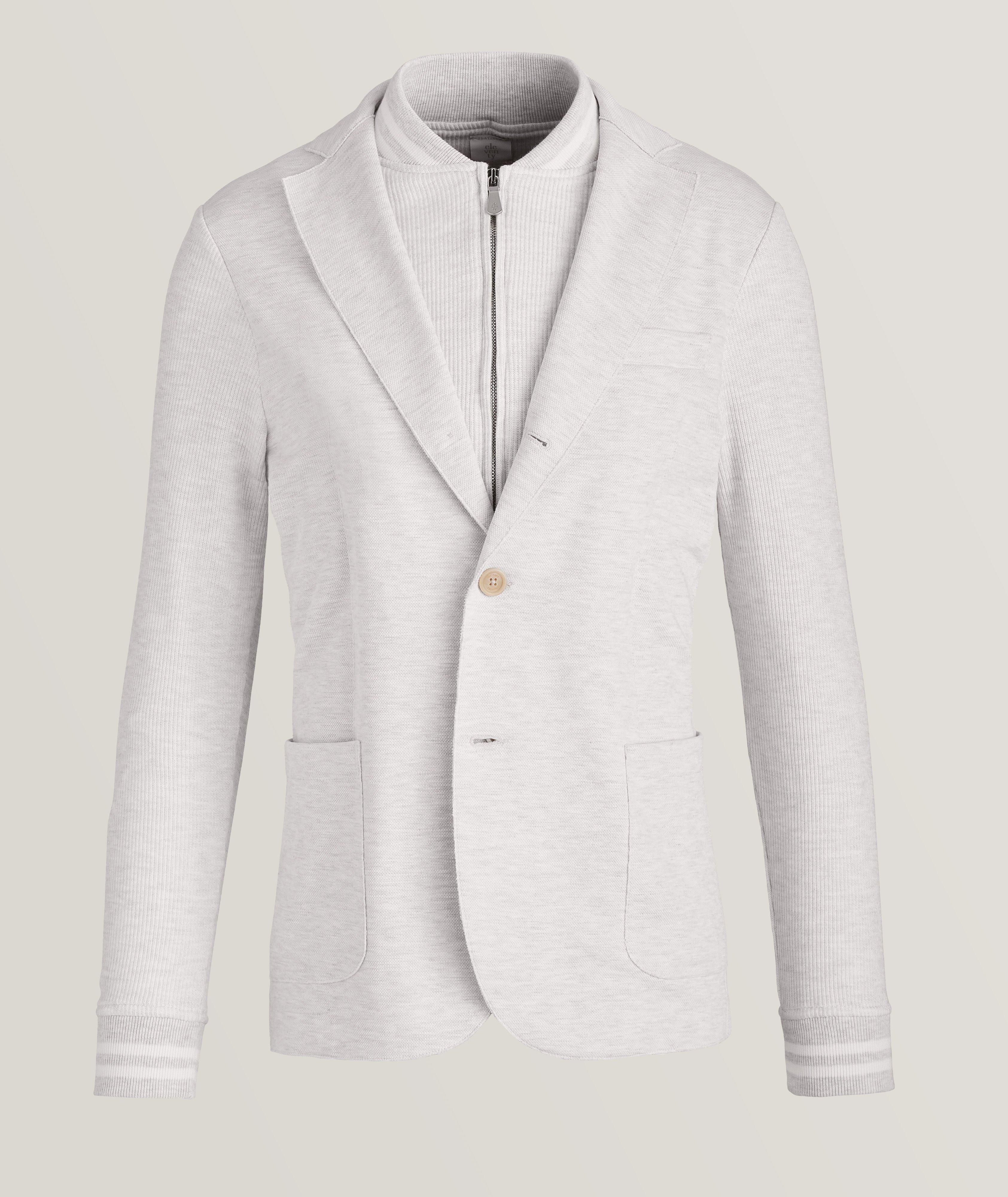 Knit Bib Insert Sport Jacket image 0