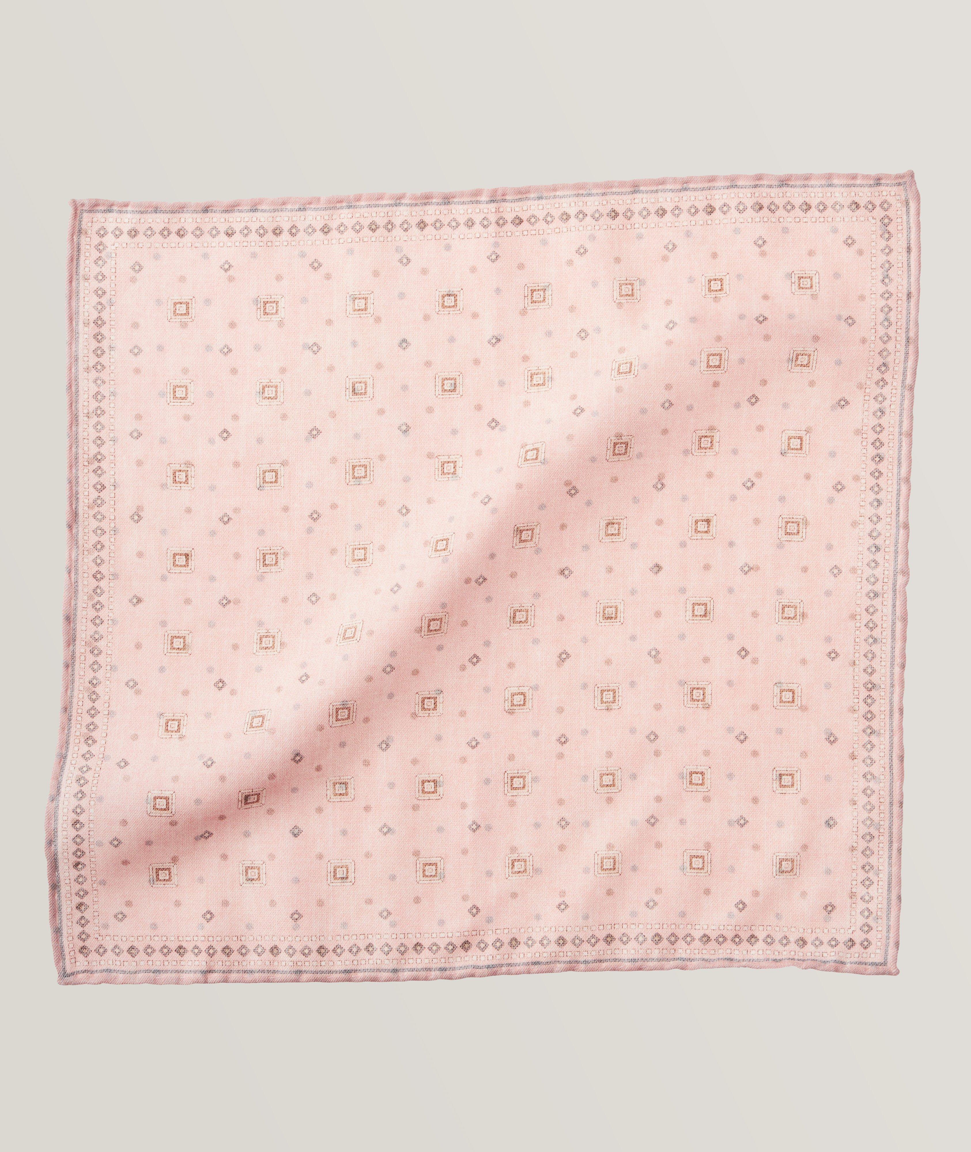 Wool-Cotton Neat Pocket Square image 0