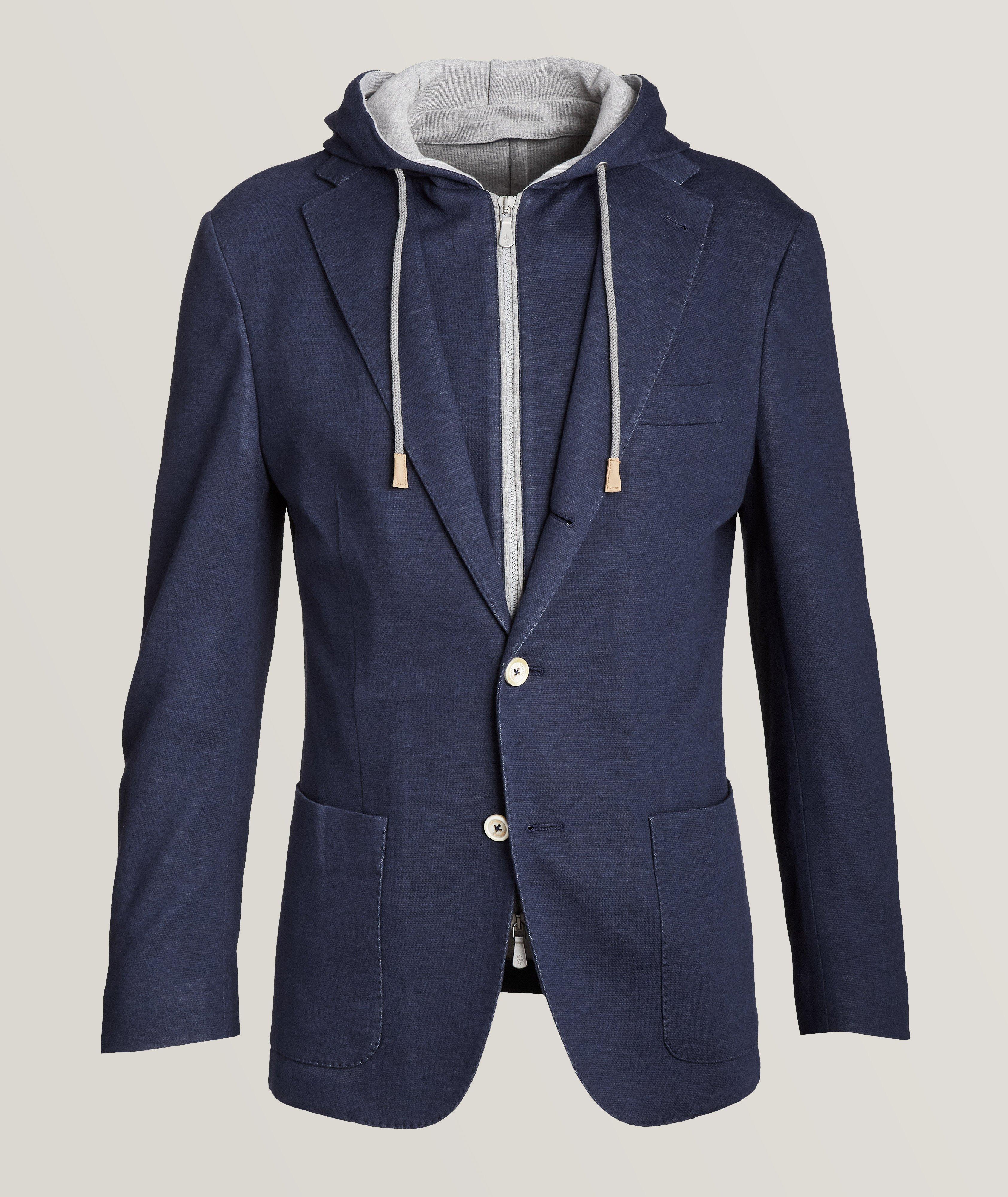 Cotton Hooded Sport Jacket image 0