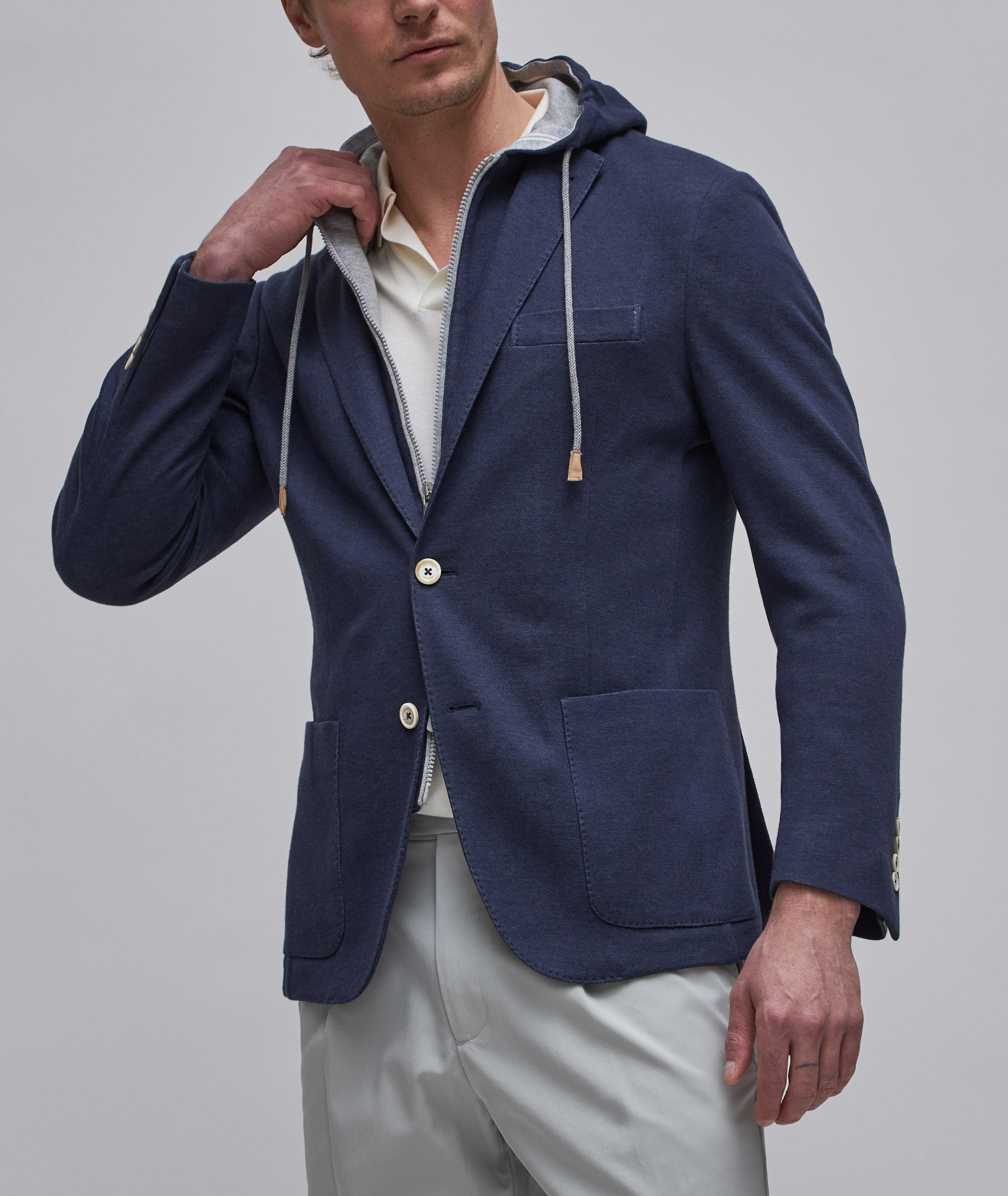 Cotton Hooded Sport Jacket image 2
