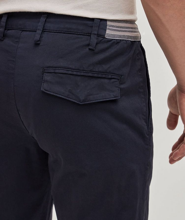 Drawstring Stretch-Cotton Pants image 5