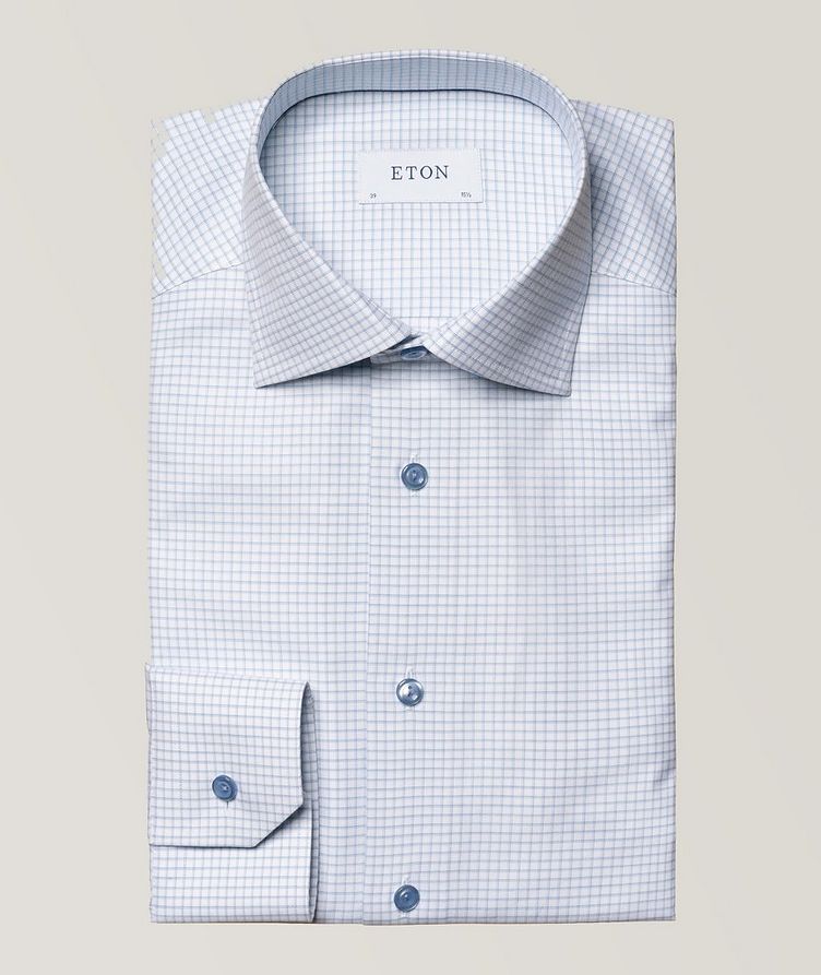 Slim-Fit Checkered Dress Shirt  image 0