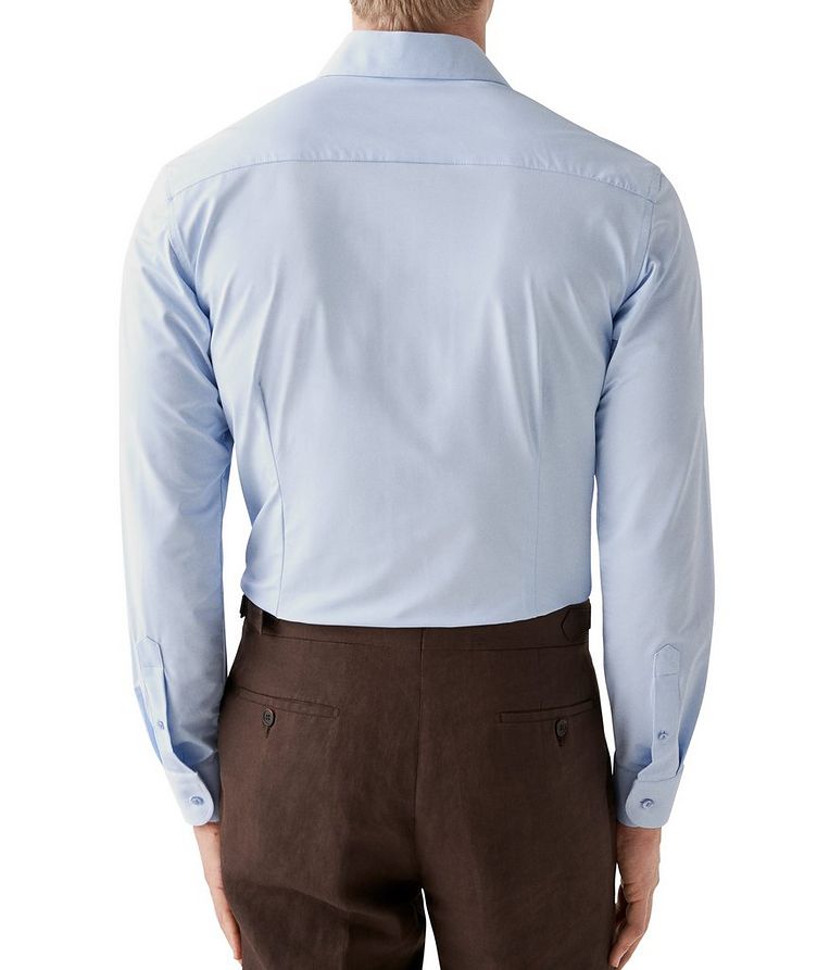 Slim Fit Four-Way Stretch Shirt with Tonal Buttons image 2