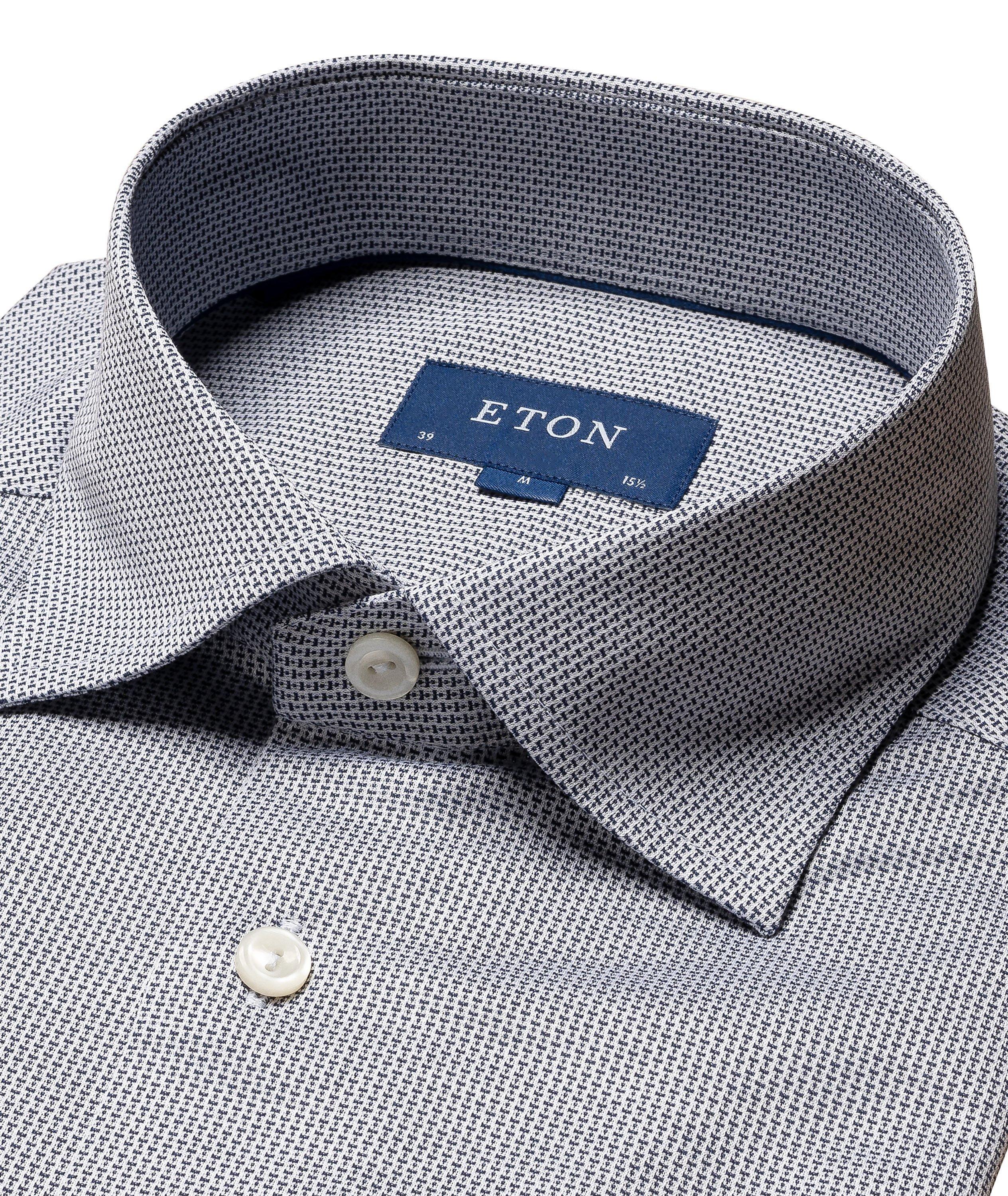 Slim Fit Luxe Knit Dress Shirt image 1