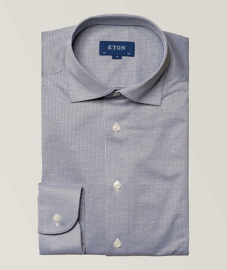 Slim Fit Luxe Knit Dress Shirt image 0