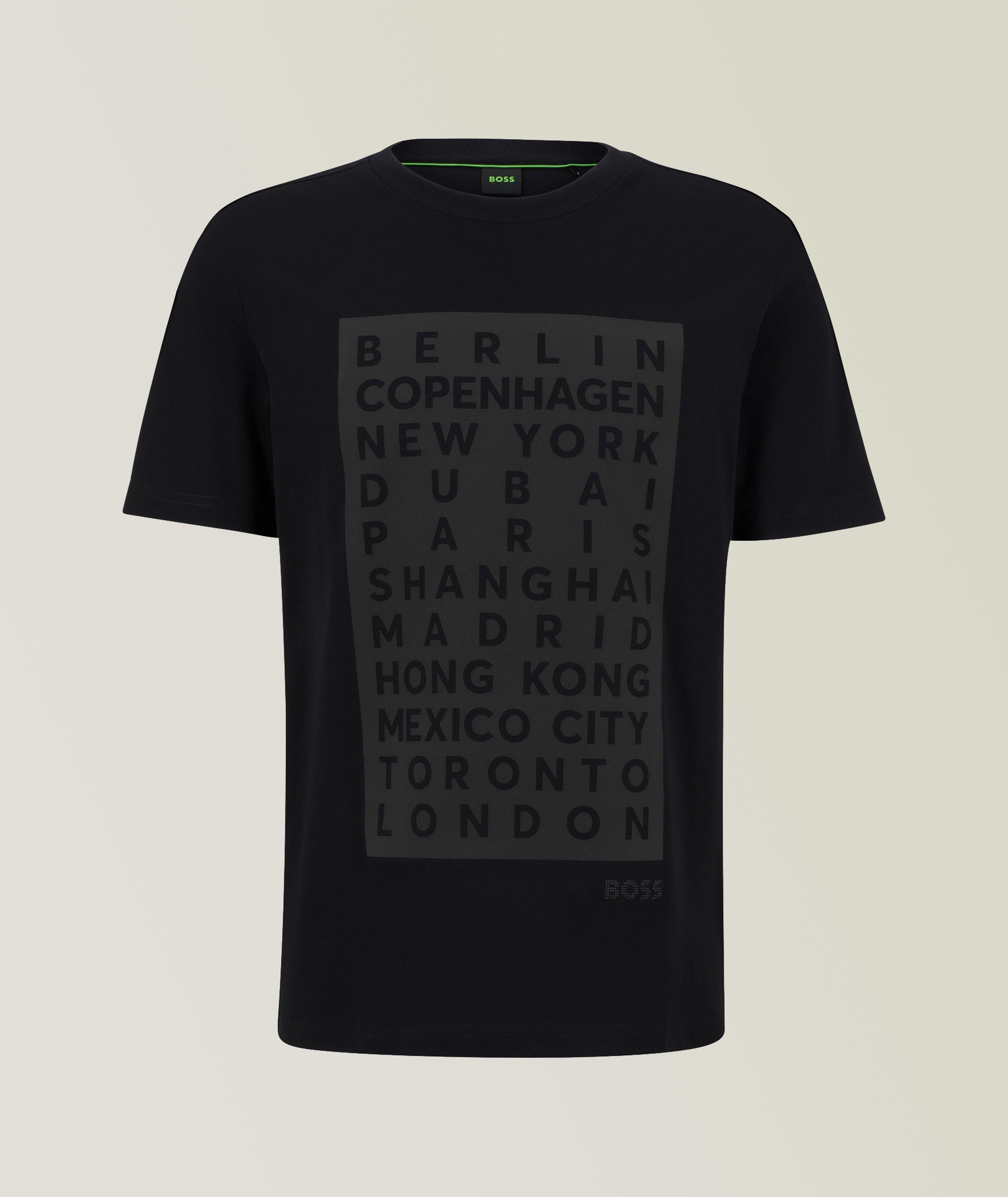 T-shirt imprimé en coton image 0