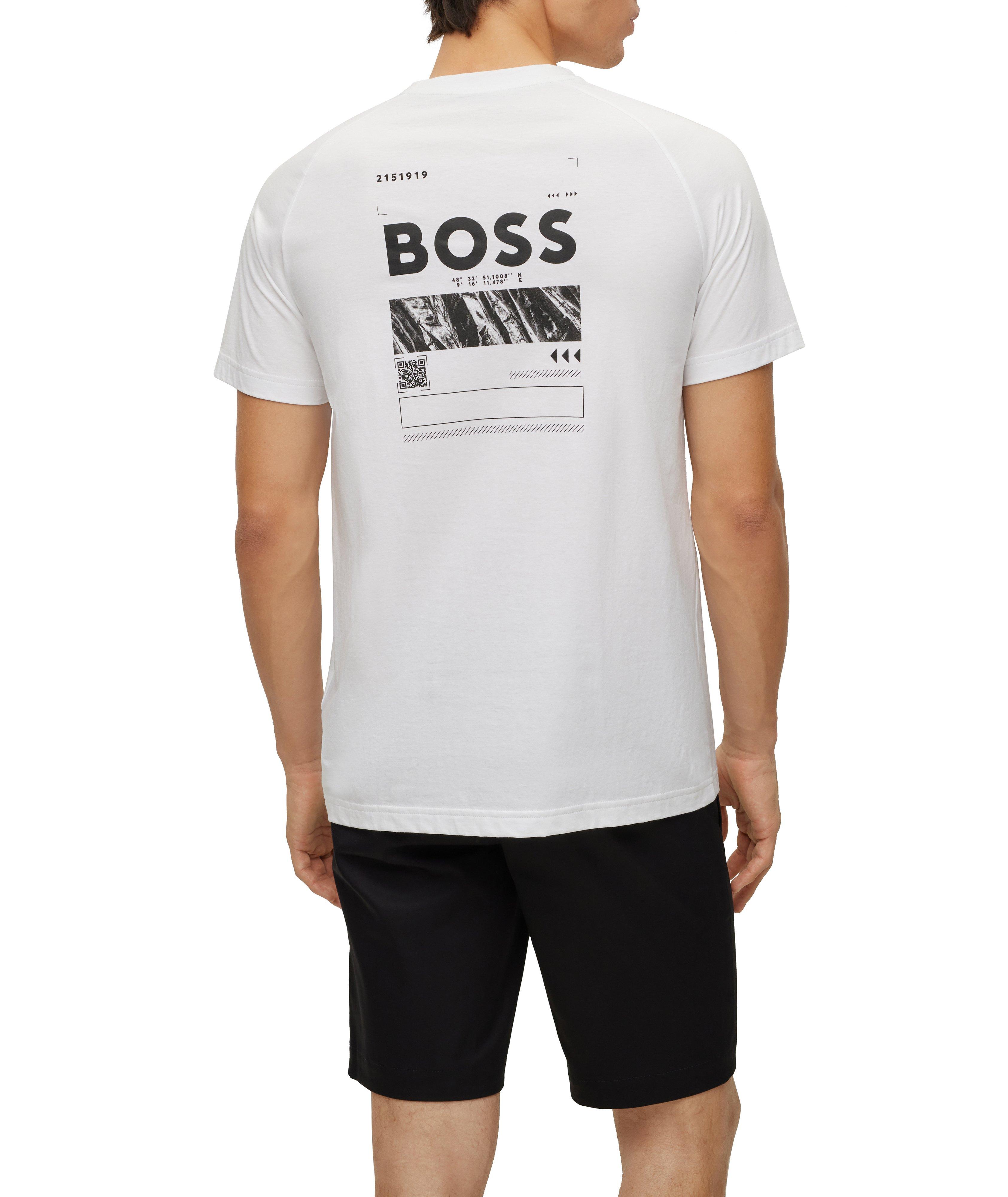 T-shirt en jersey de coton avec logos image 2
