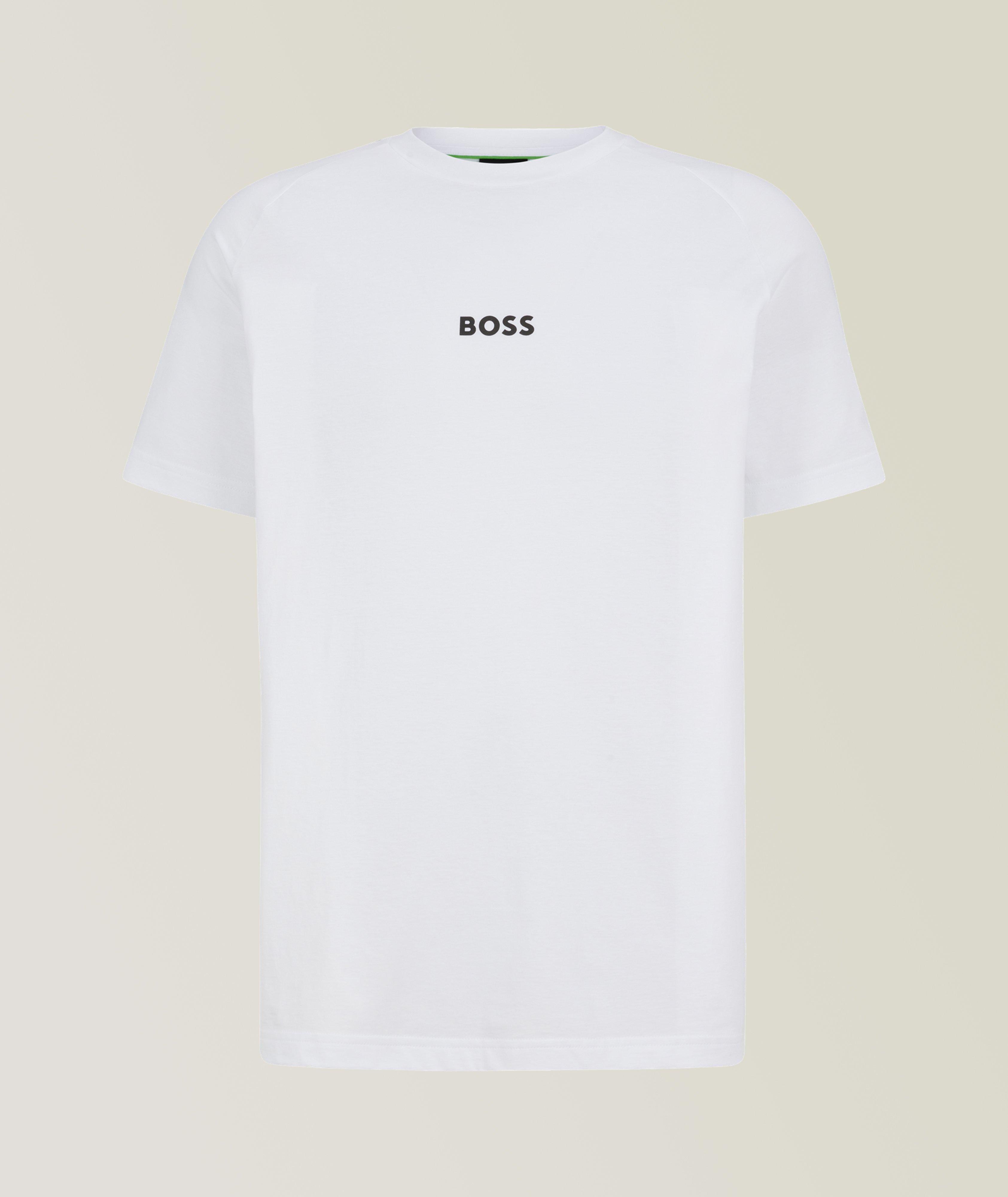 T-shirt en jersey de coton avec logos image 0