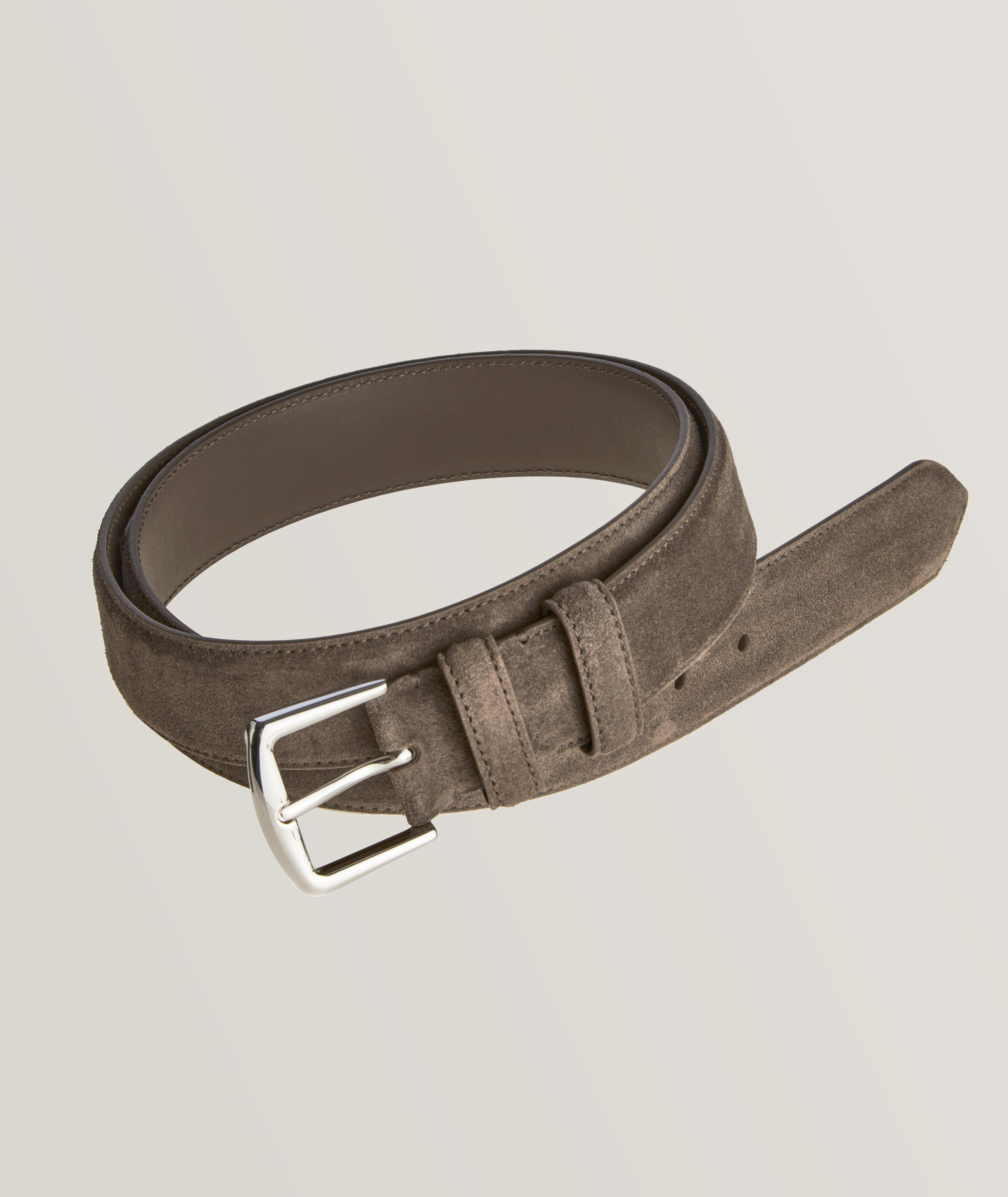 Loro Piana Alsavel Suede Belt | Belts | Harry Rosen