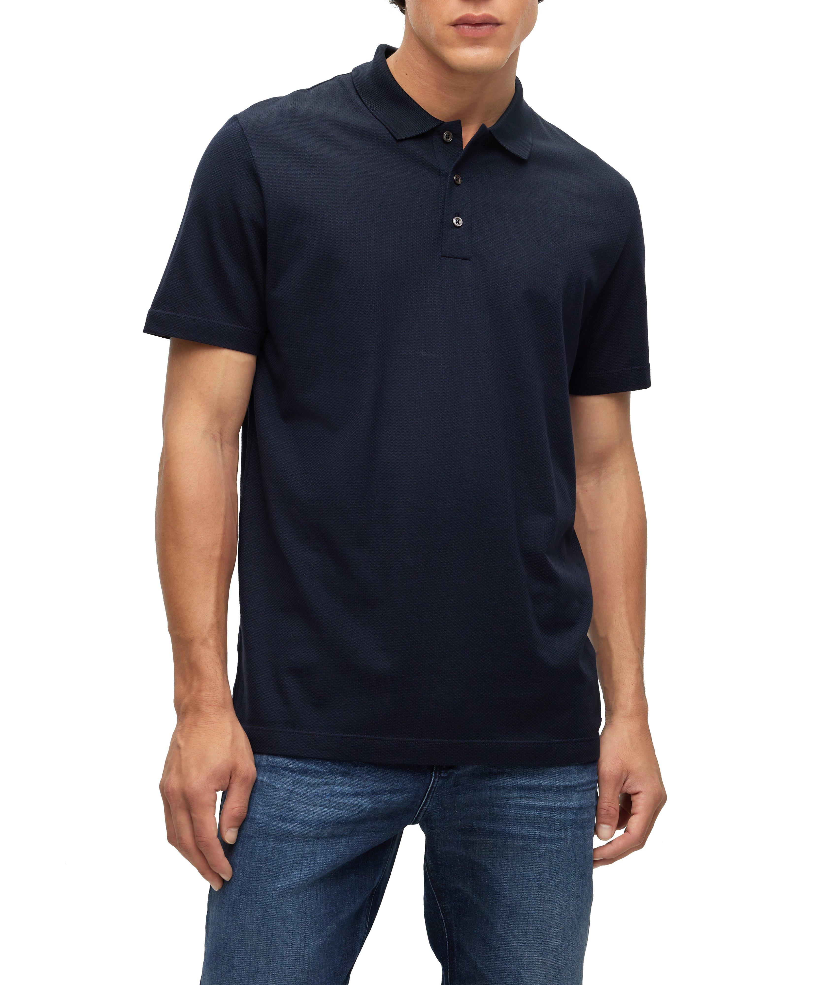 Cotton-Silk Bubble Polo image 1