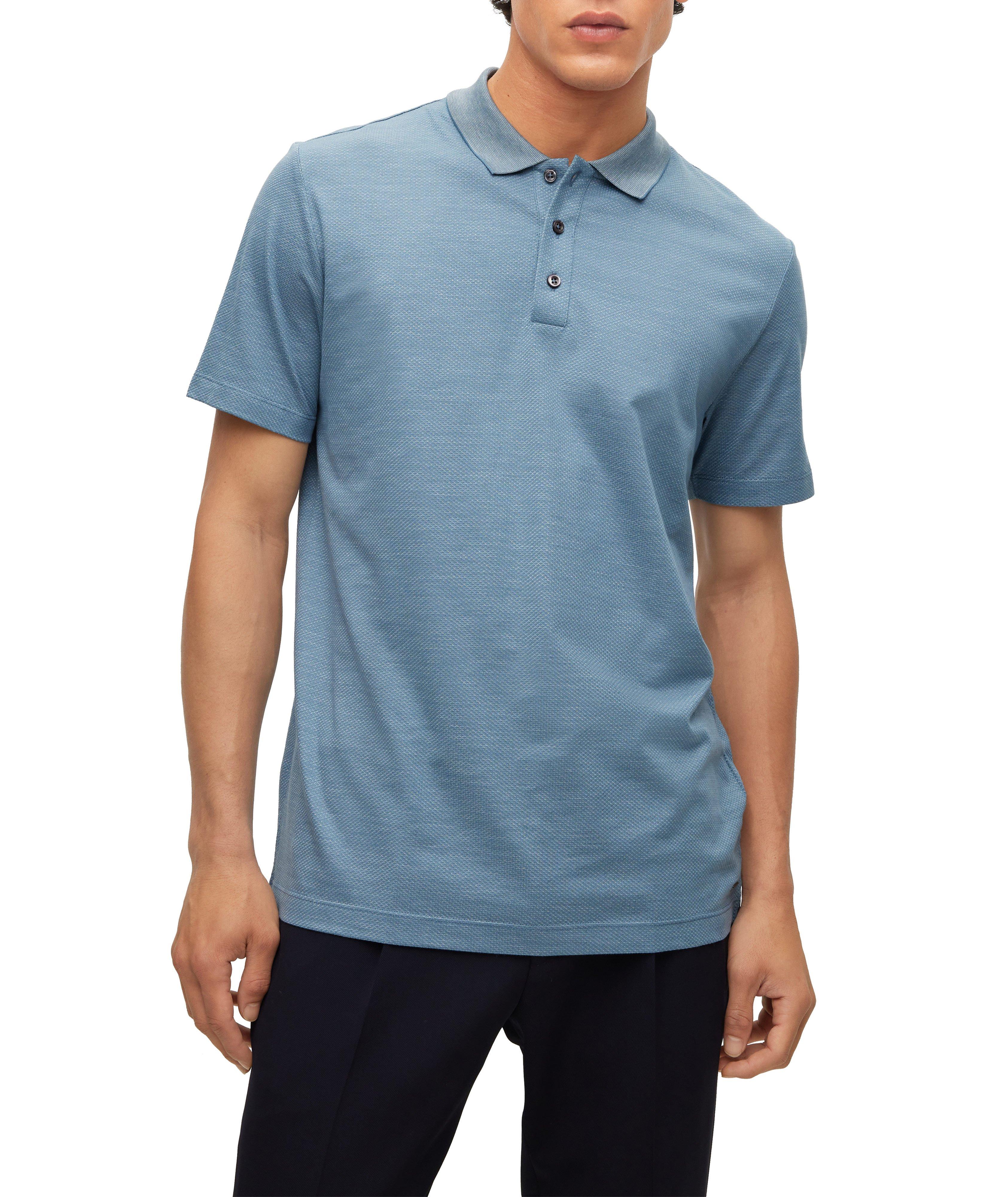 Cotton-Silk Bubble Polo image 1