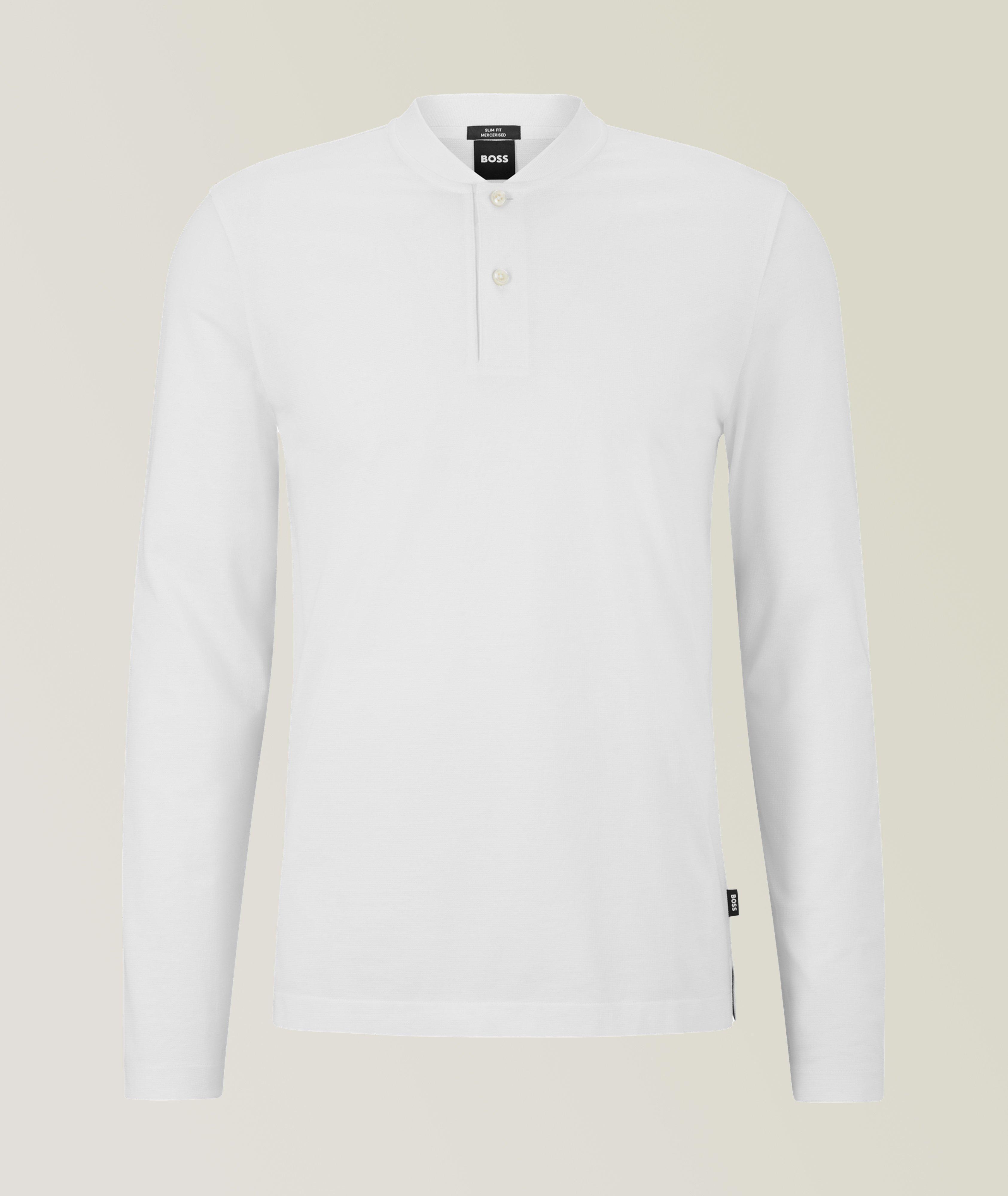 Mercerized Cotton Henley image 0