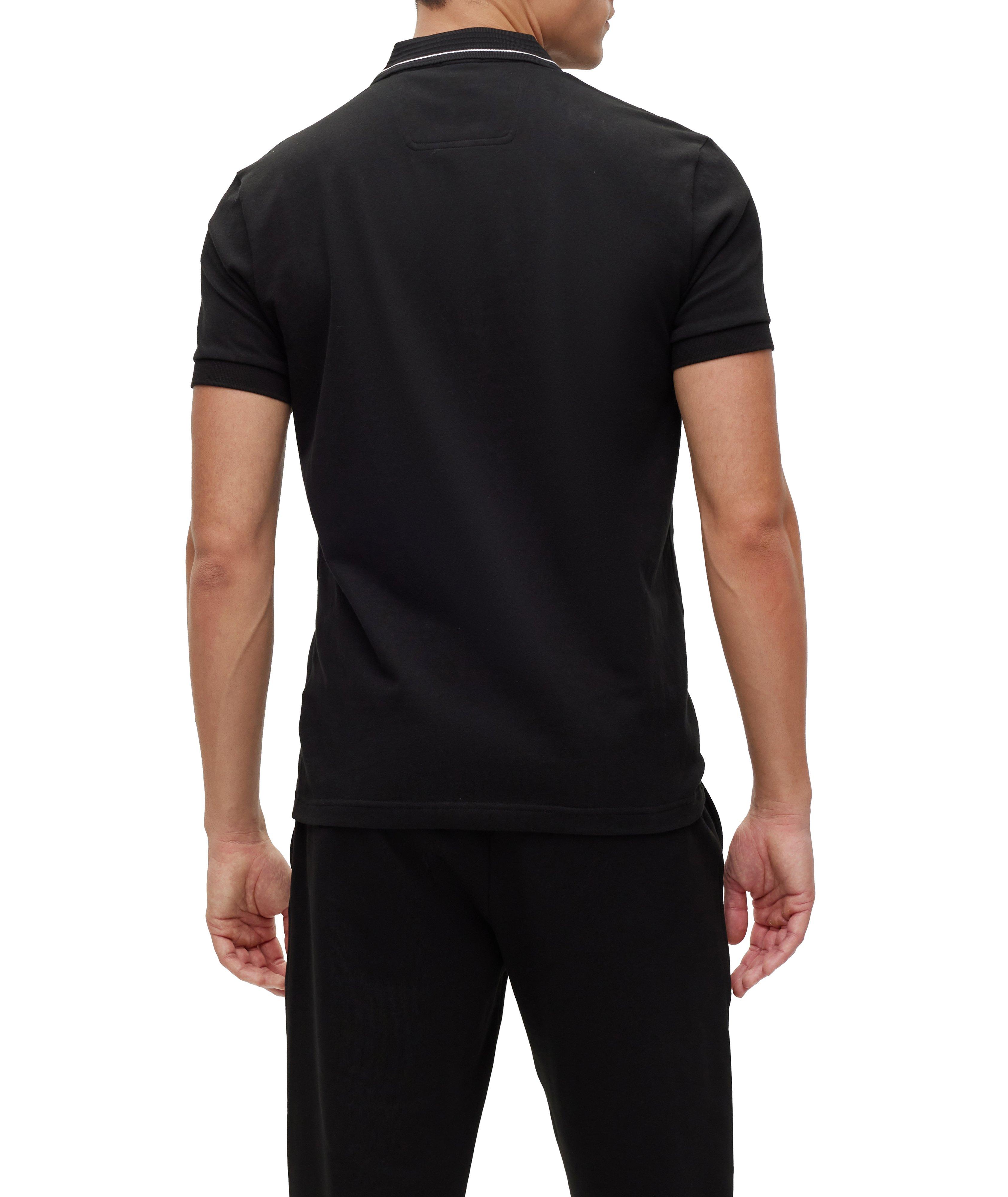 Contrast Stripe Jersey Cotton Polo   image 2