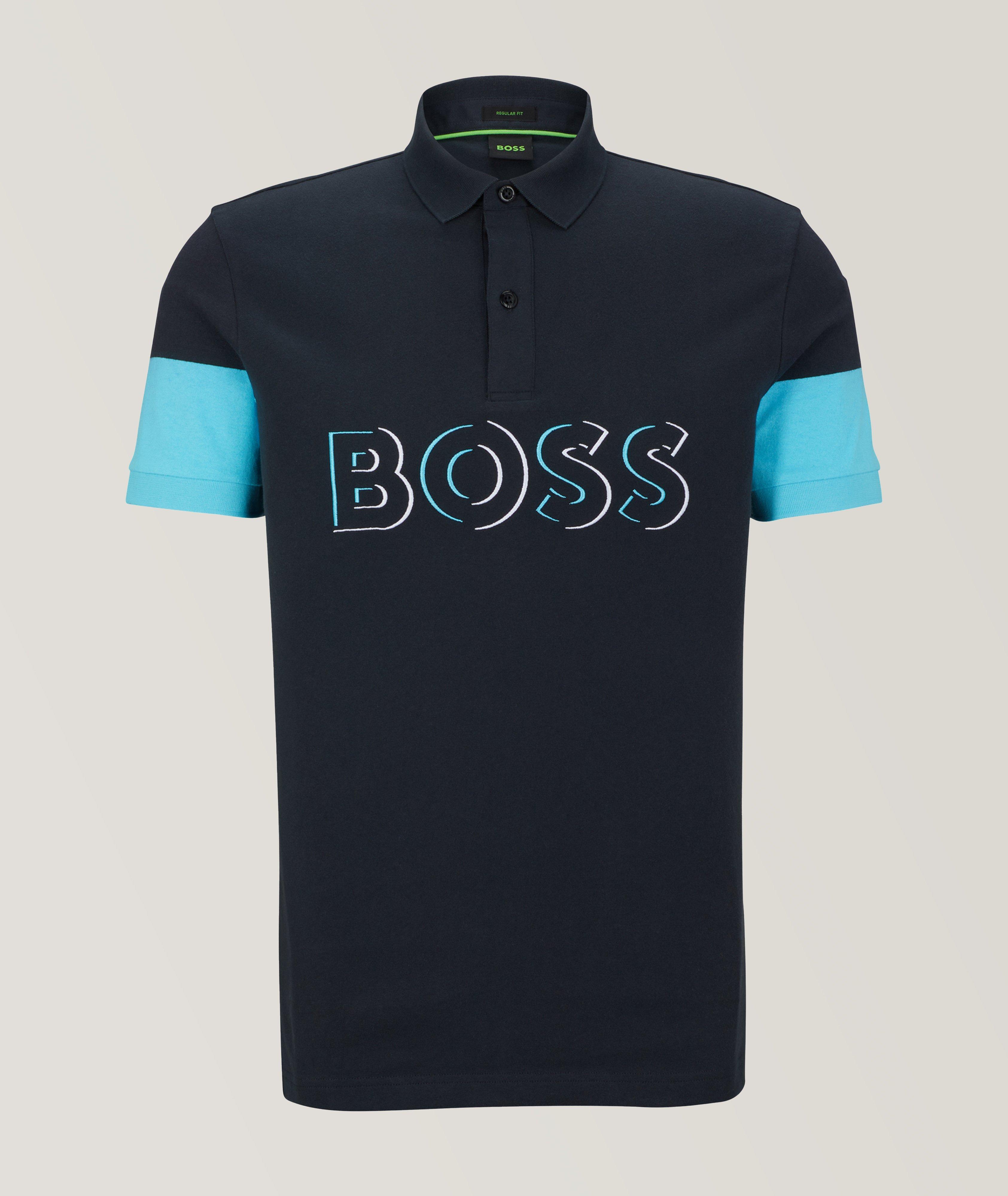Cotton Embroidered Logo Jersey Polo image 0