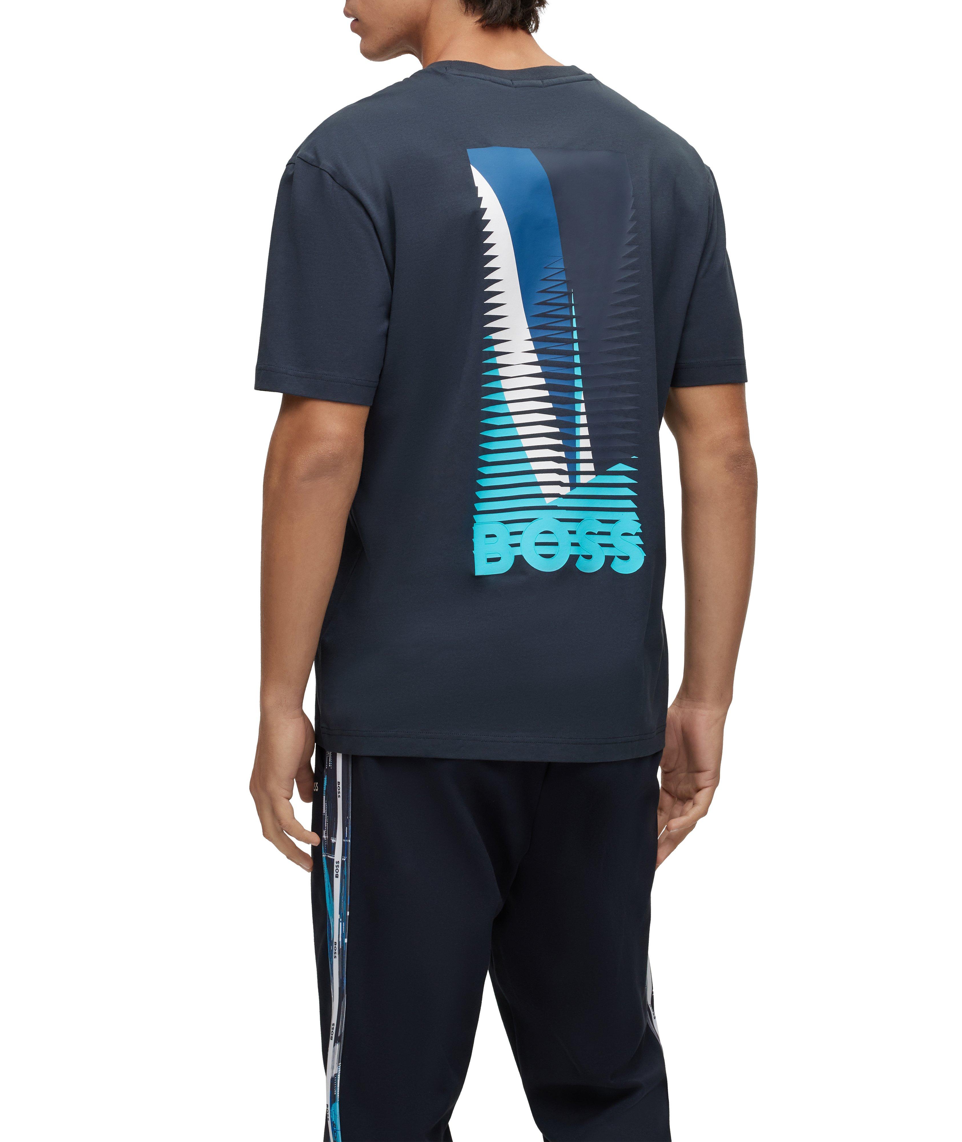Stretch Cotton Print Artwork T-Shirt  image 2
