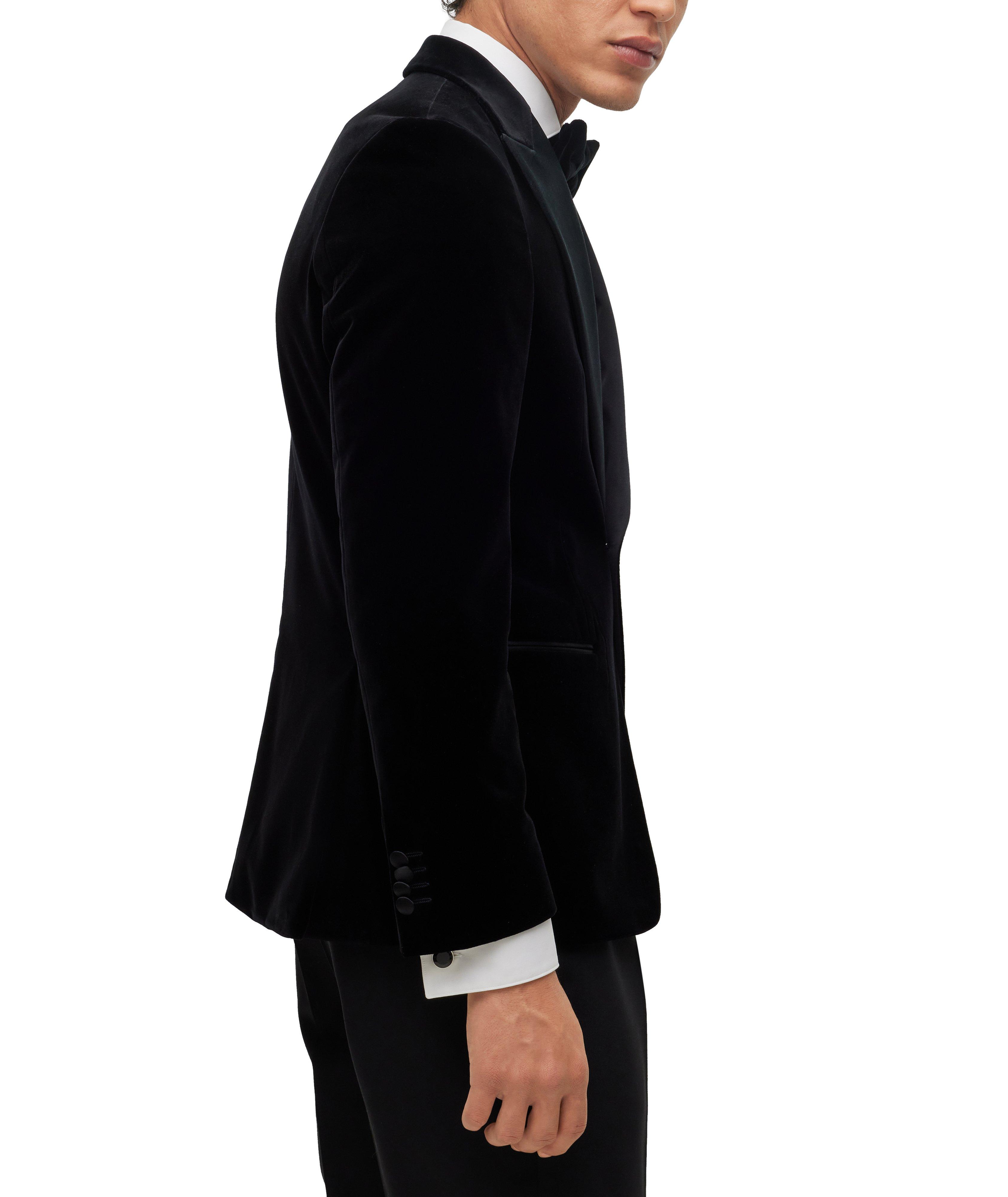 Slim-Fit Cotton-Velvet Tuxedo Jacket