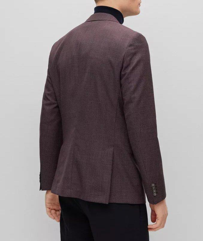 Veston en twill de laine vierge de coupe amincie image 2