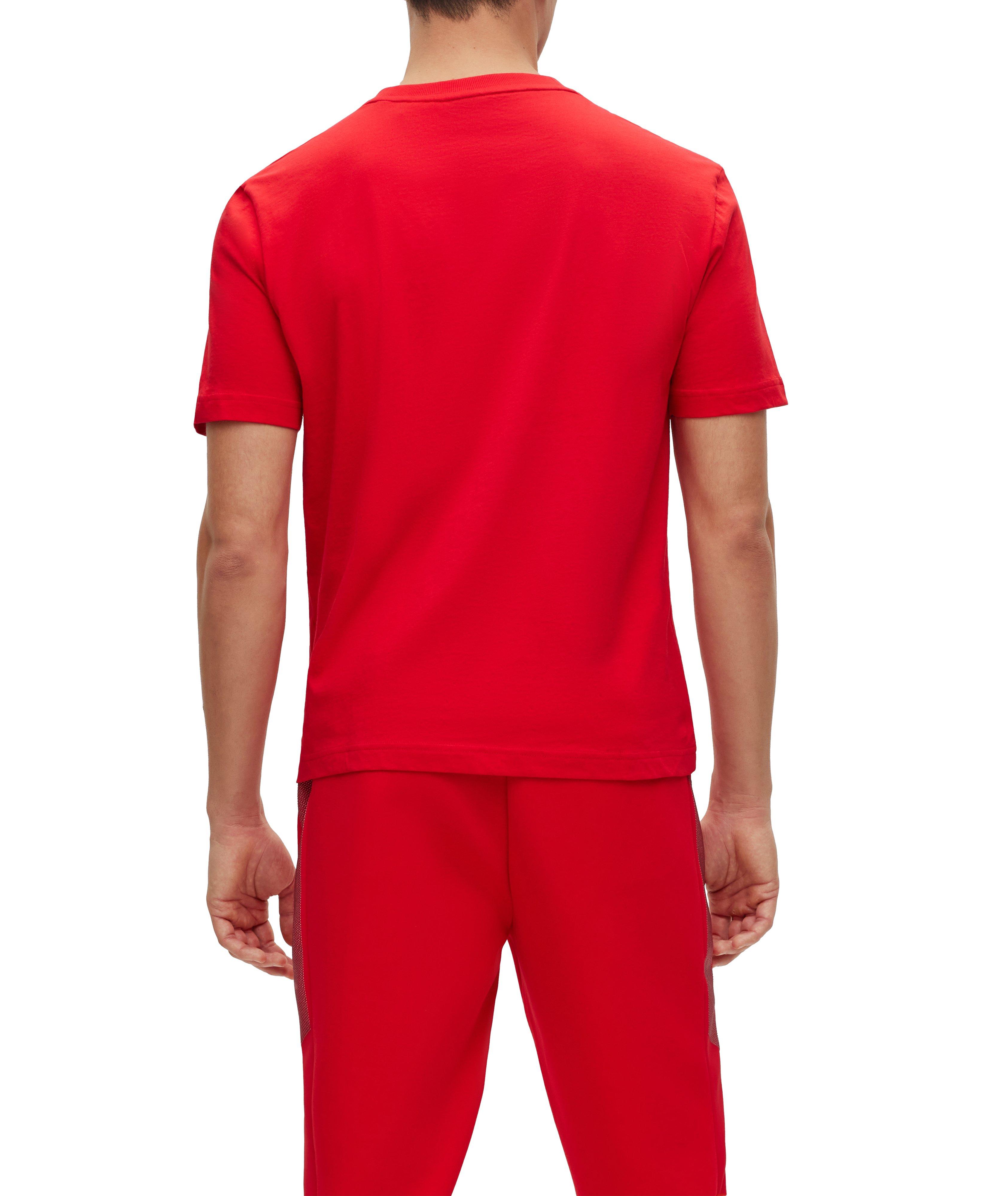 T-shirt en jersey de coton avec logo de strass image 2