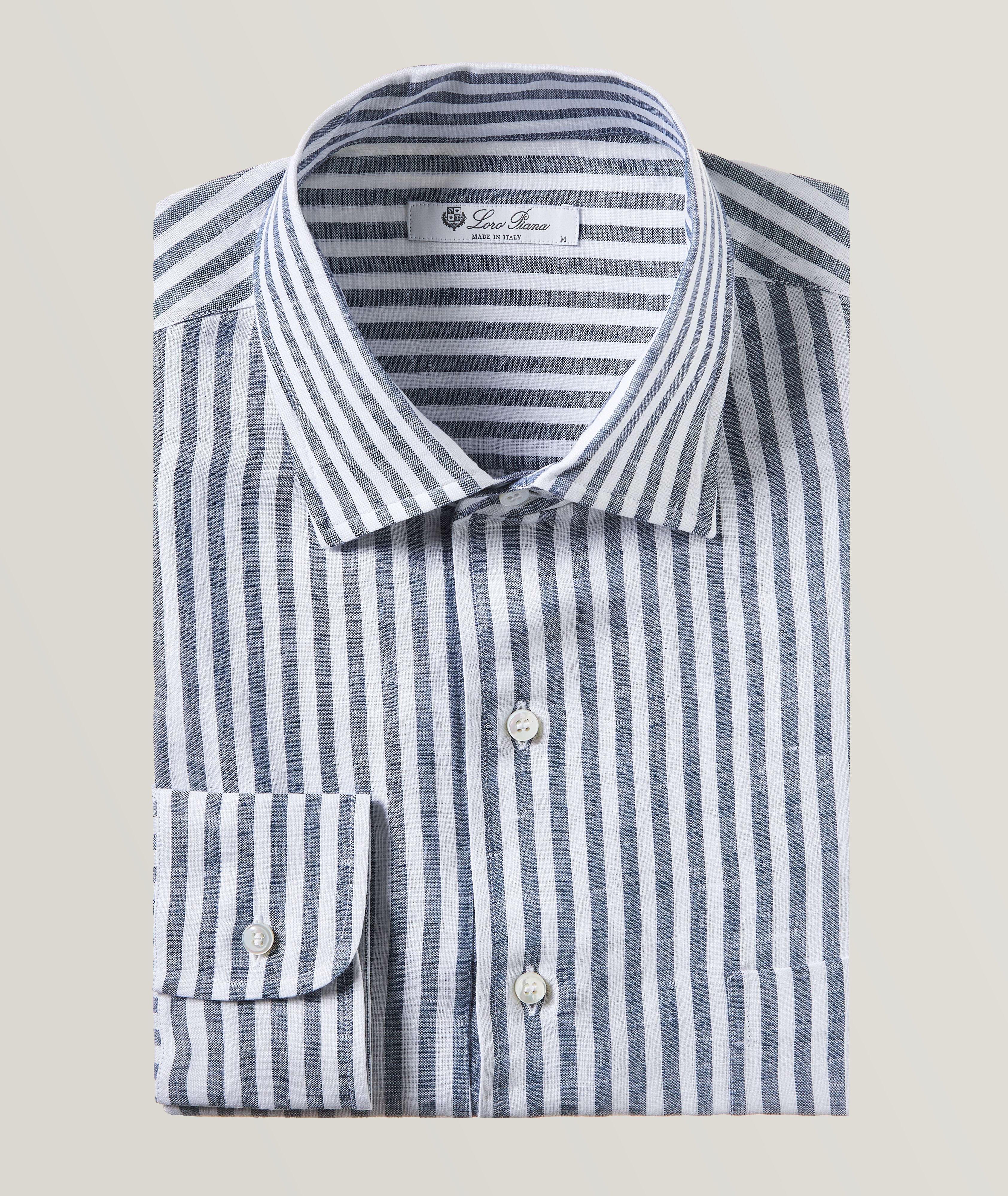 Arizona Stripe Linen Sport Shirt image 0