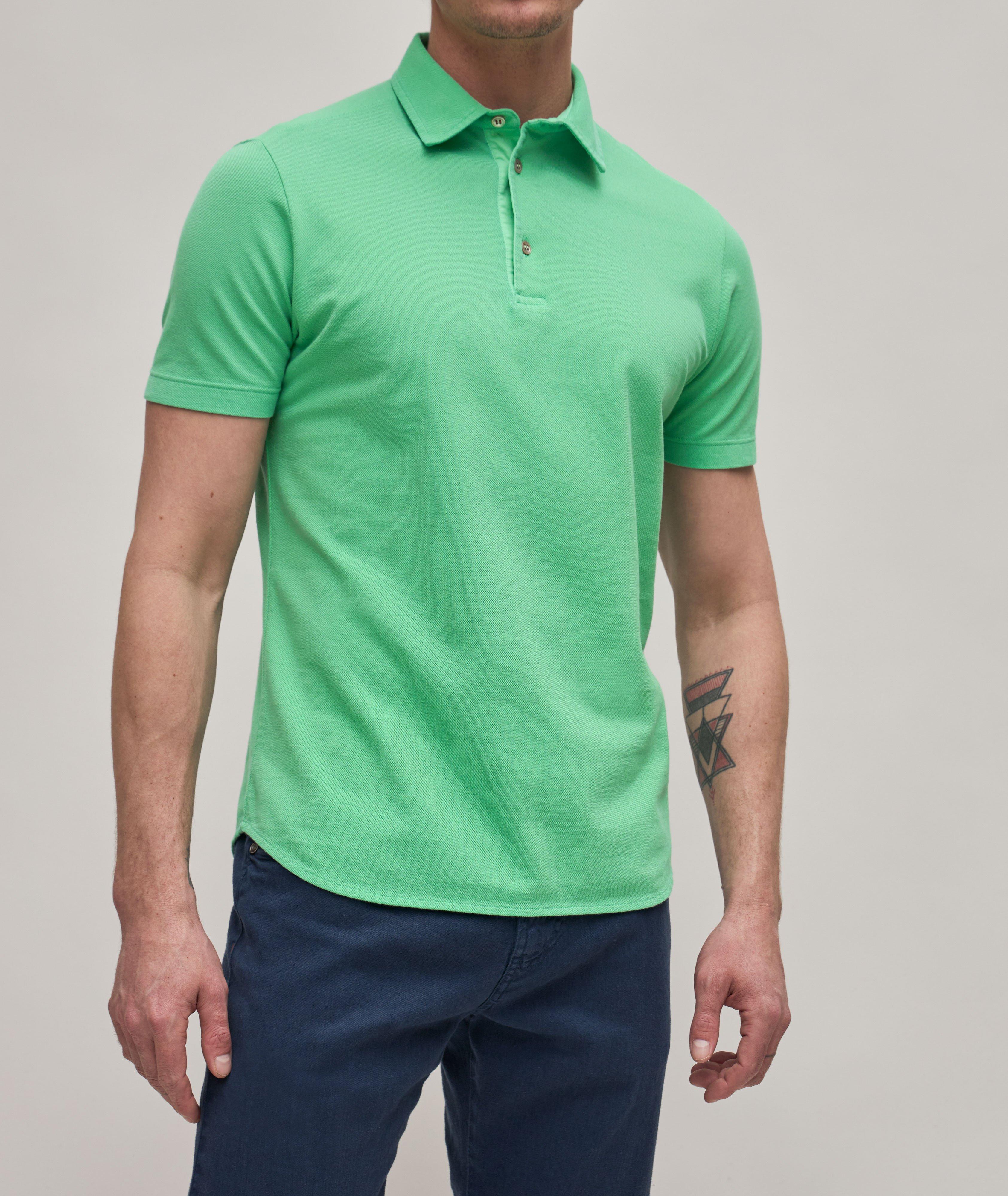 Short-Sleeve Cotton Piqué Polo image 1