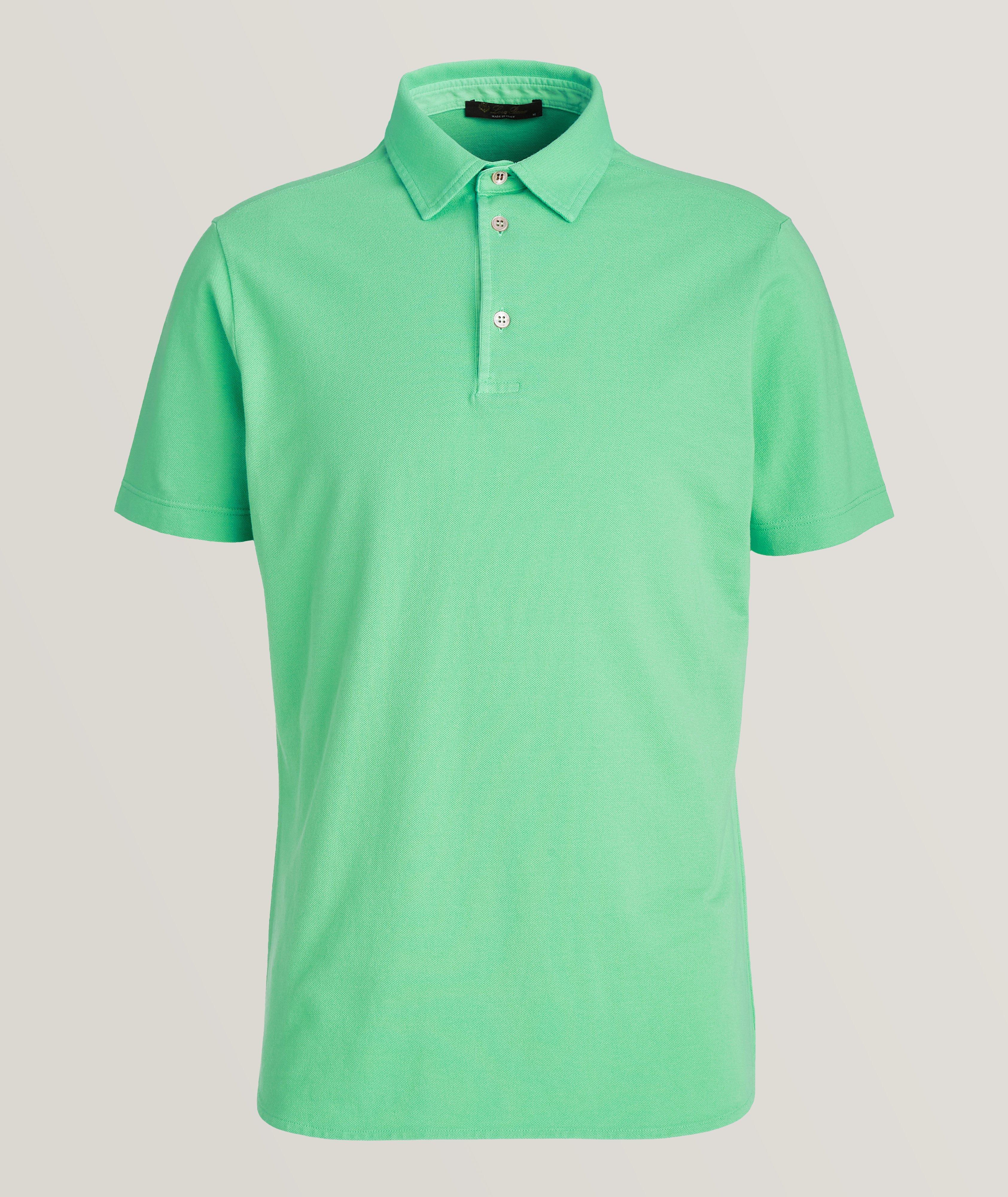 Short-Sleeve Cotton Piqué Polo image 0