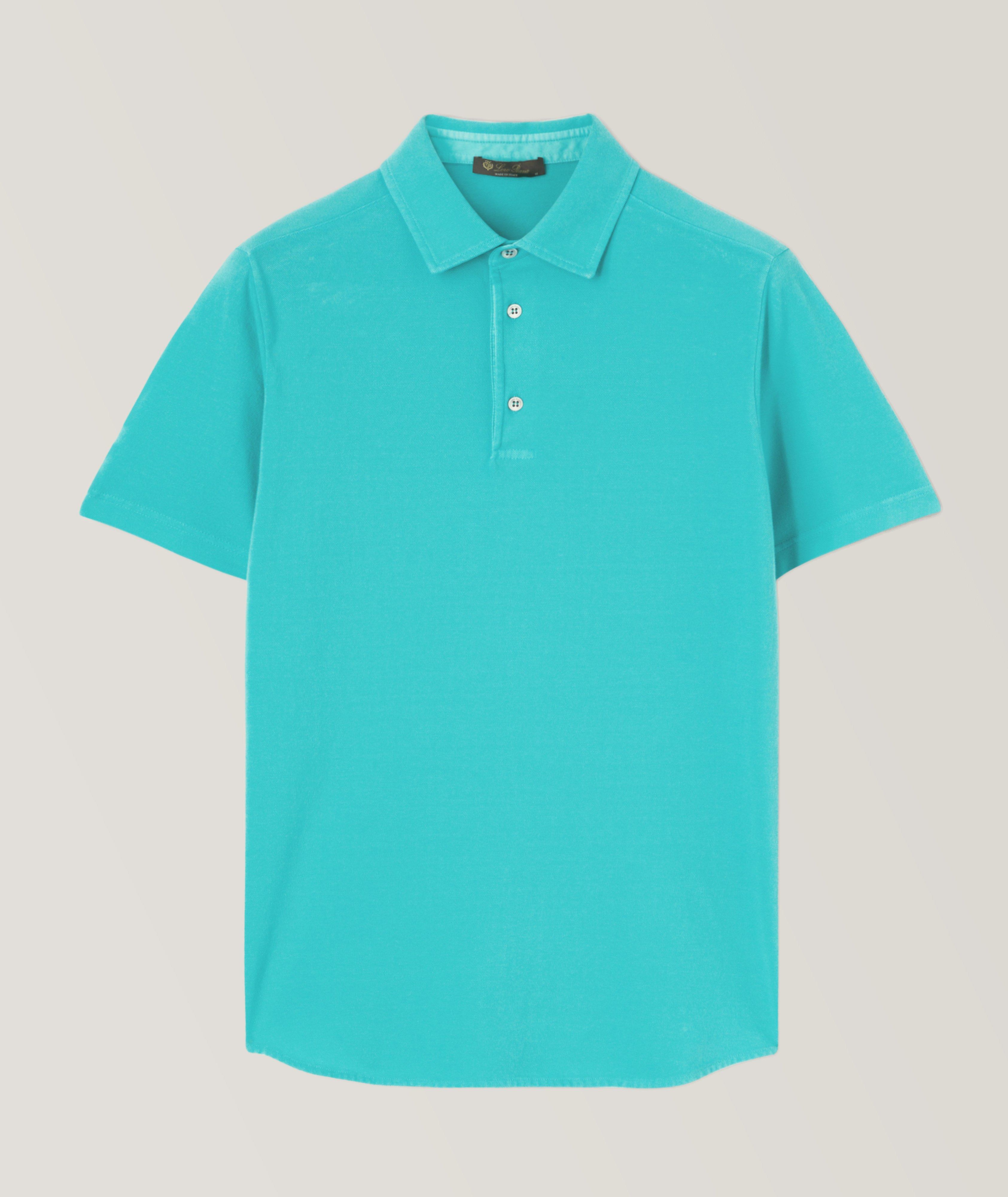 Short-Sleeve Cotton Piqué Polo image 0