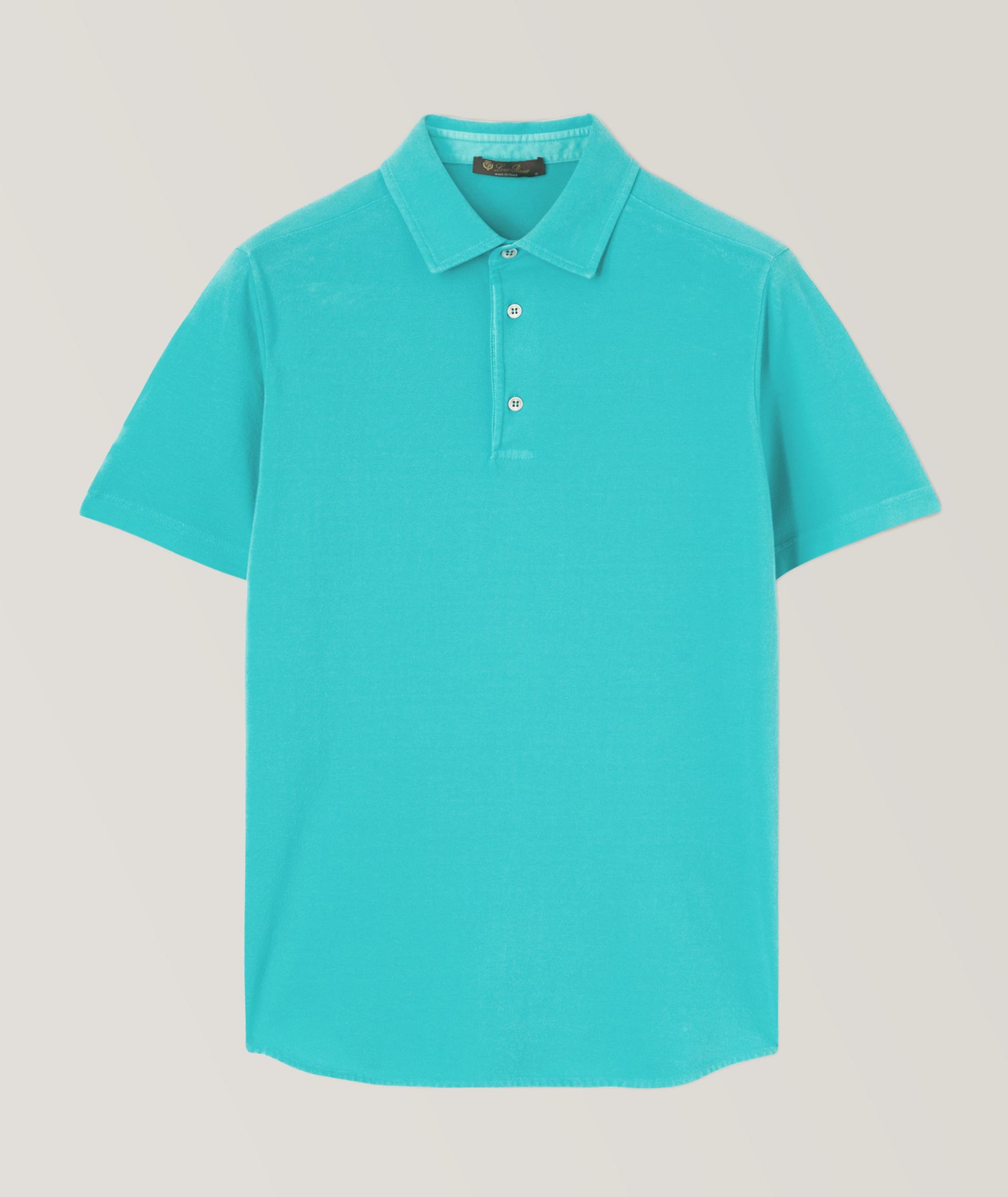 Short-Sleeve Cotton Piqué Polo image 0