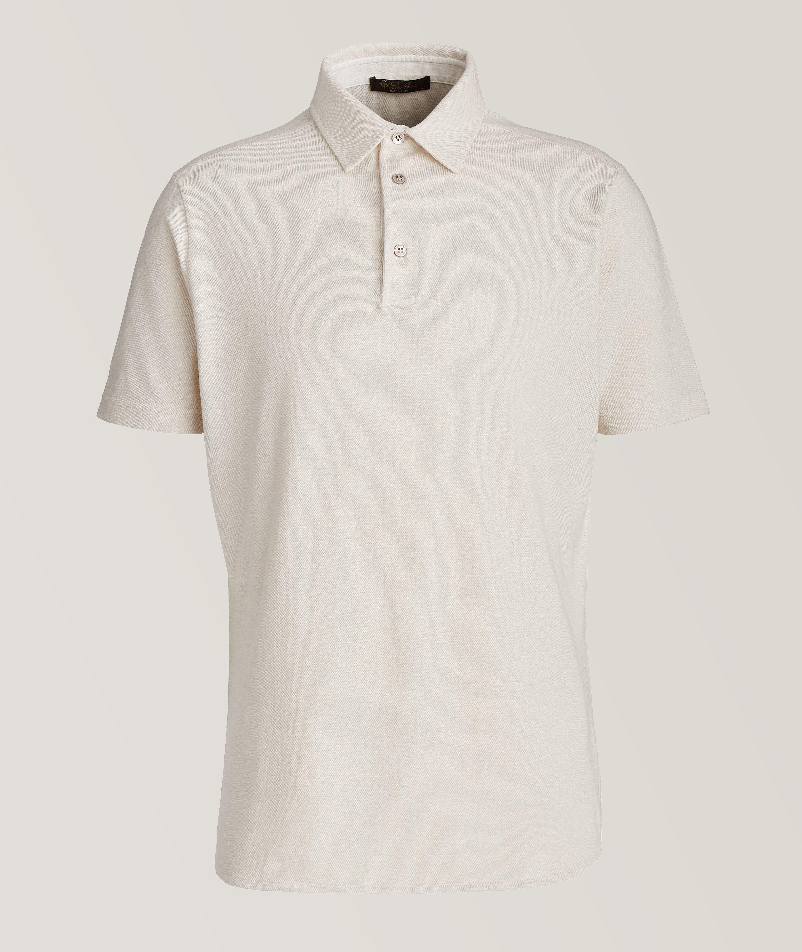 Short-Sleeve Cotton Pique Polo image 0