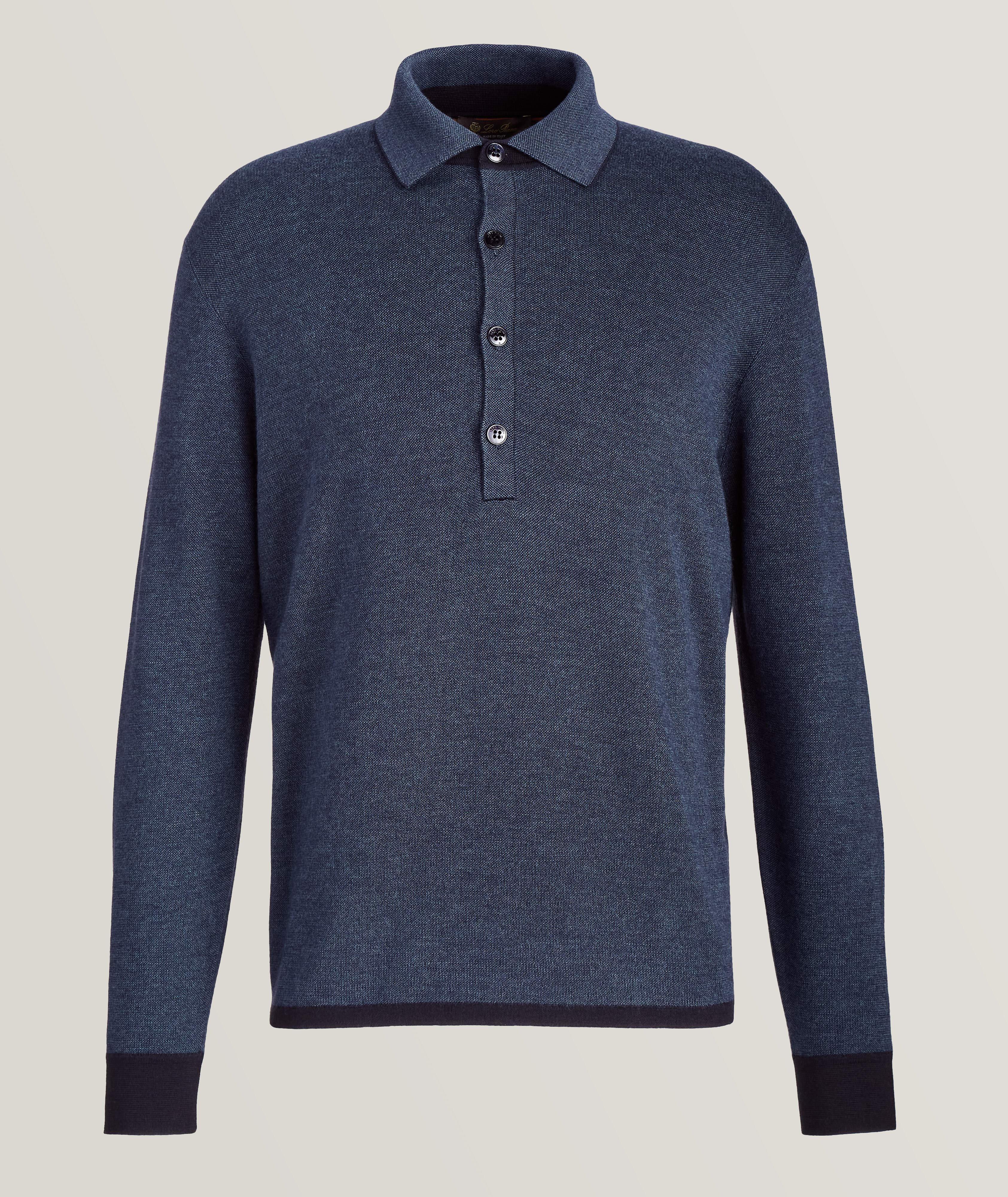 Diveria Cashmere-Silk Knit Polo image 0