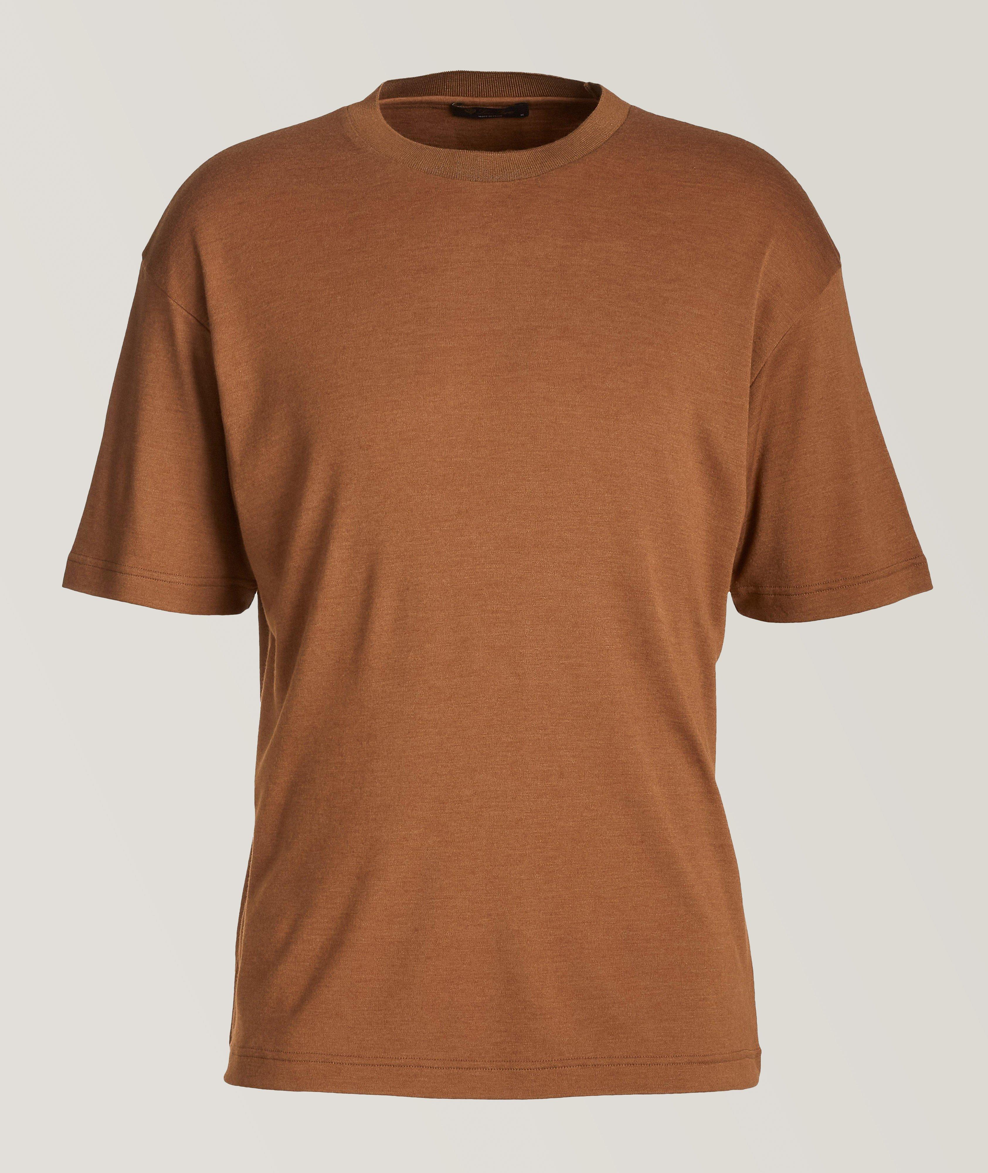 T-shirt Philion en jersey de cachemire et de soie image 0