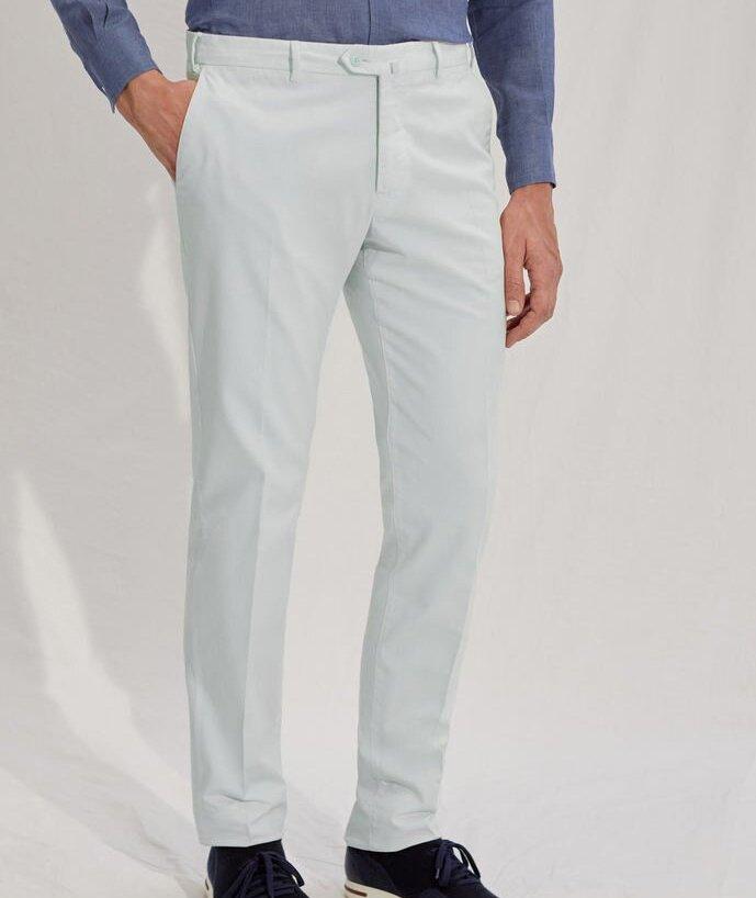 Pantalon en coton et en lin image 1