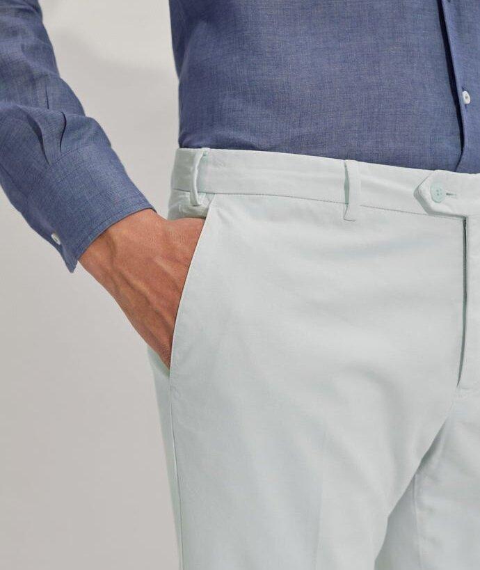 Pantalon en coton et en lin image 3