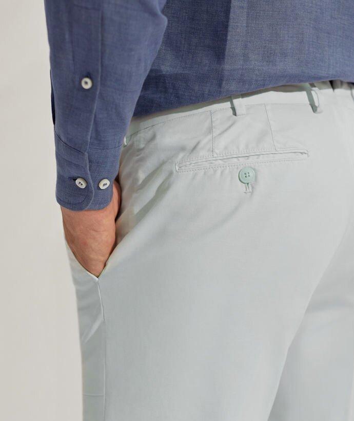 Pantalon en coton et en lin image 4