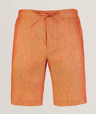 Loro Piana Textured Linen Bermuda Shorts