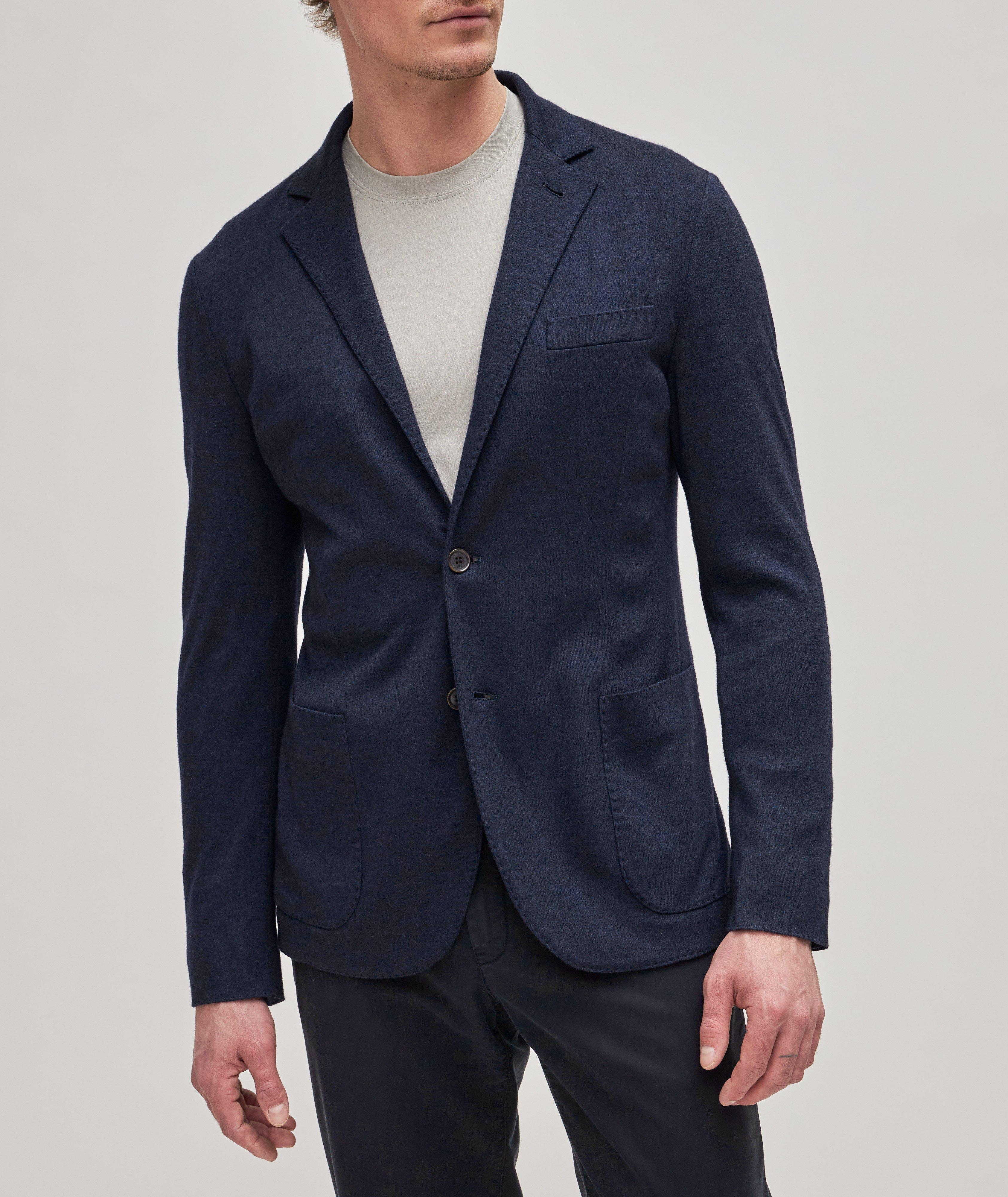 Veston-cardigan en jersey de cachemire et de soie image 2