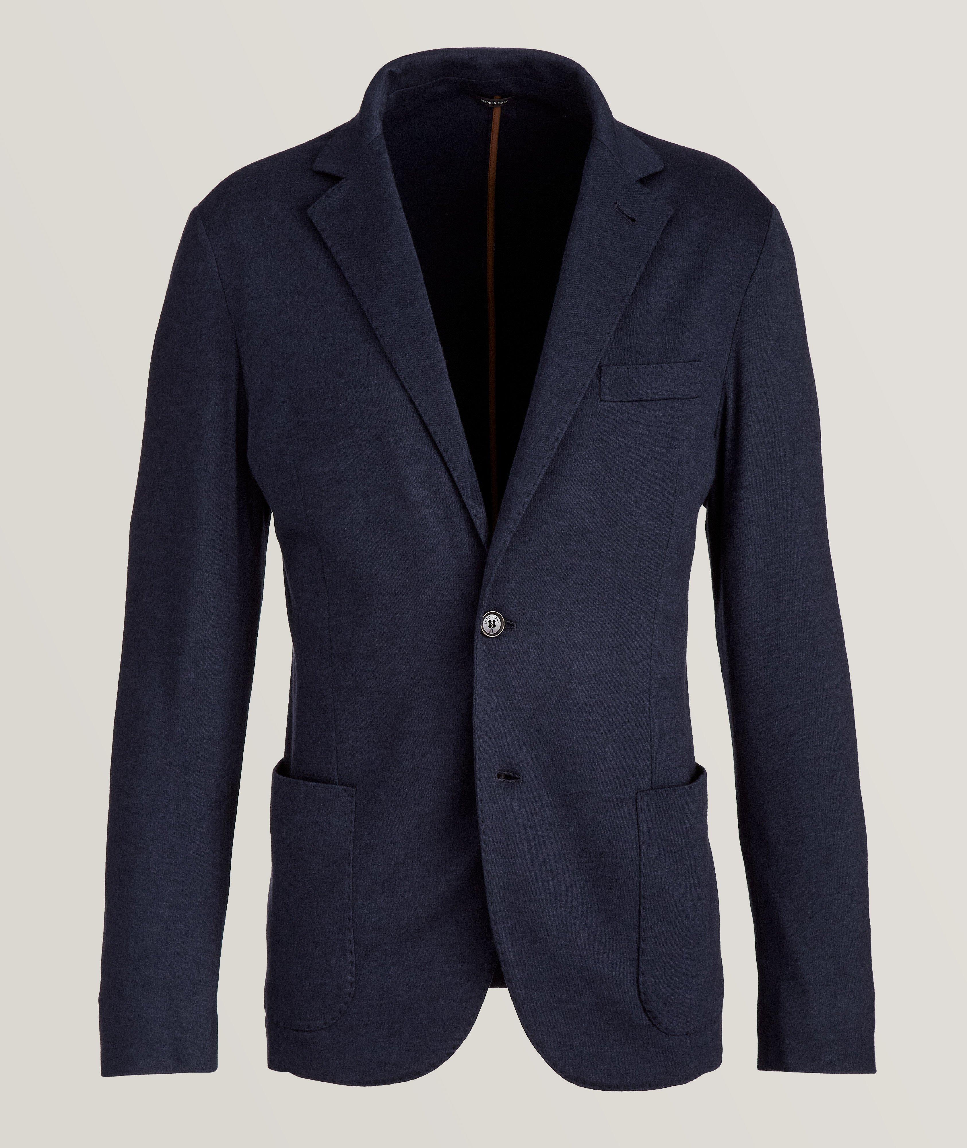Veston-cardigan en jersey de cachemire et de soie image 0