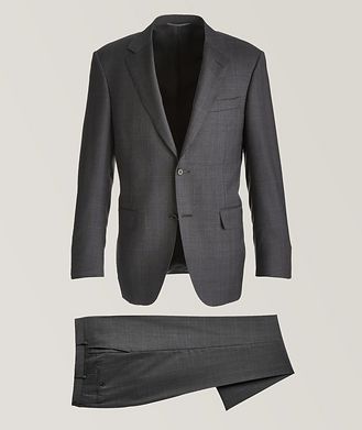 Canali Wool Plaid-Windowpane Suit