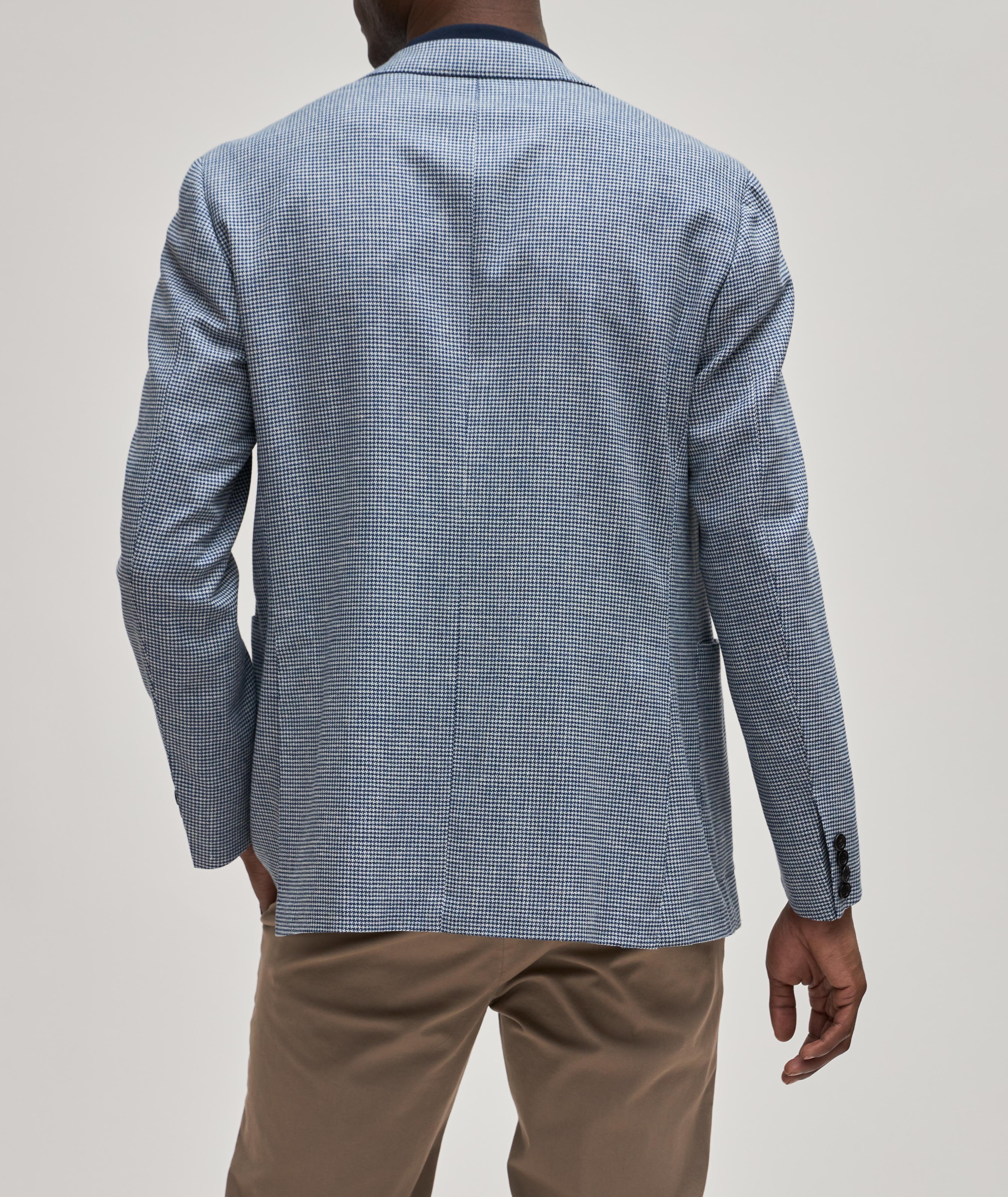 Houndstooth Stretch-Wool Blend Sport Jacket image 3