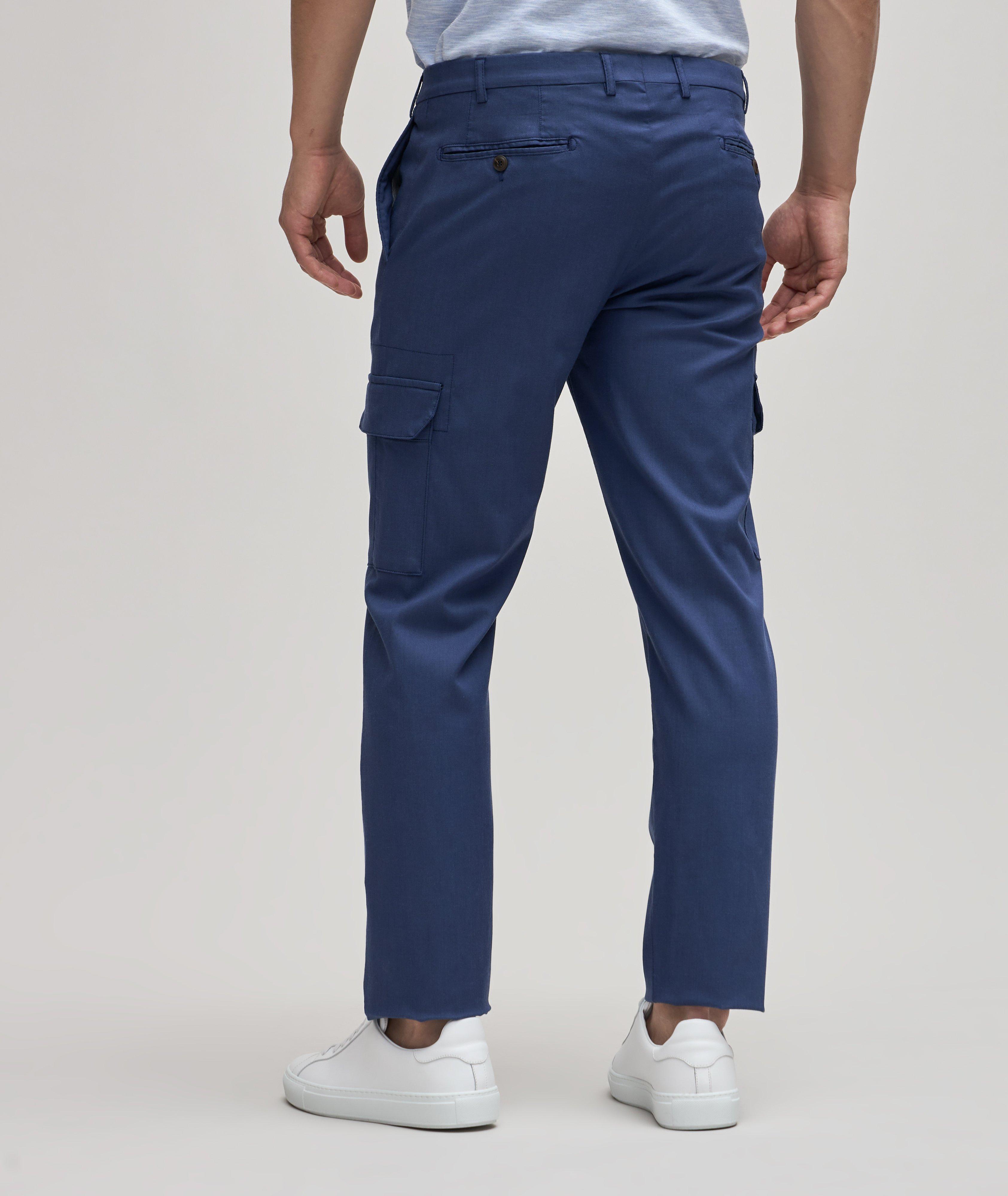 Dress pants with hot sale cargo pockets